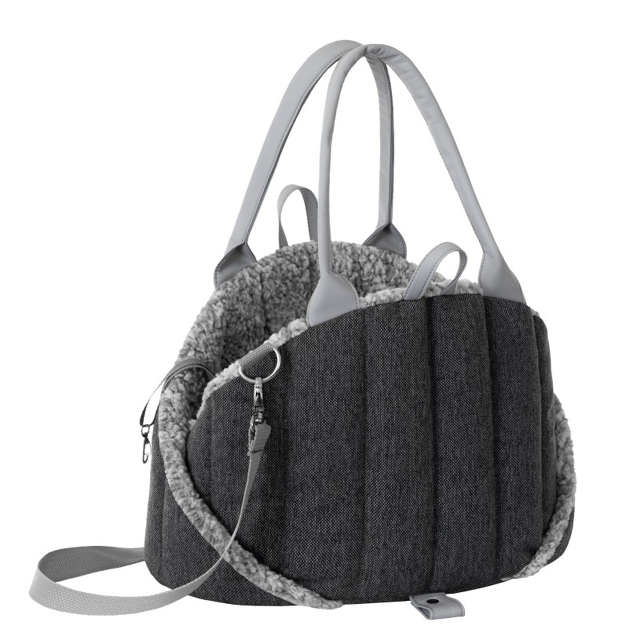 Hobbydog Tiertransportbox Sea Shell 3-in-1 Transporttasche Autositz Reisebett, mit Karabiner und Sicherheitsleine, weich gefüttert