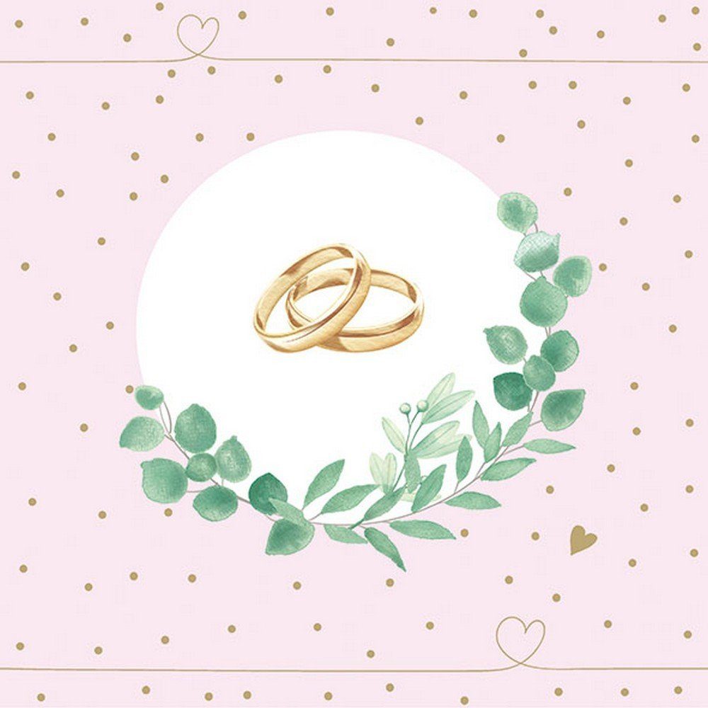Ambiente Luxury Paper Products Papierserviette 20 Салфетки Wedding Branch lilac 33x33cm, (20 St)