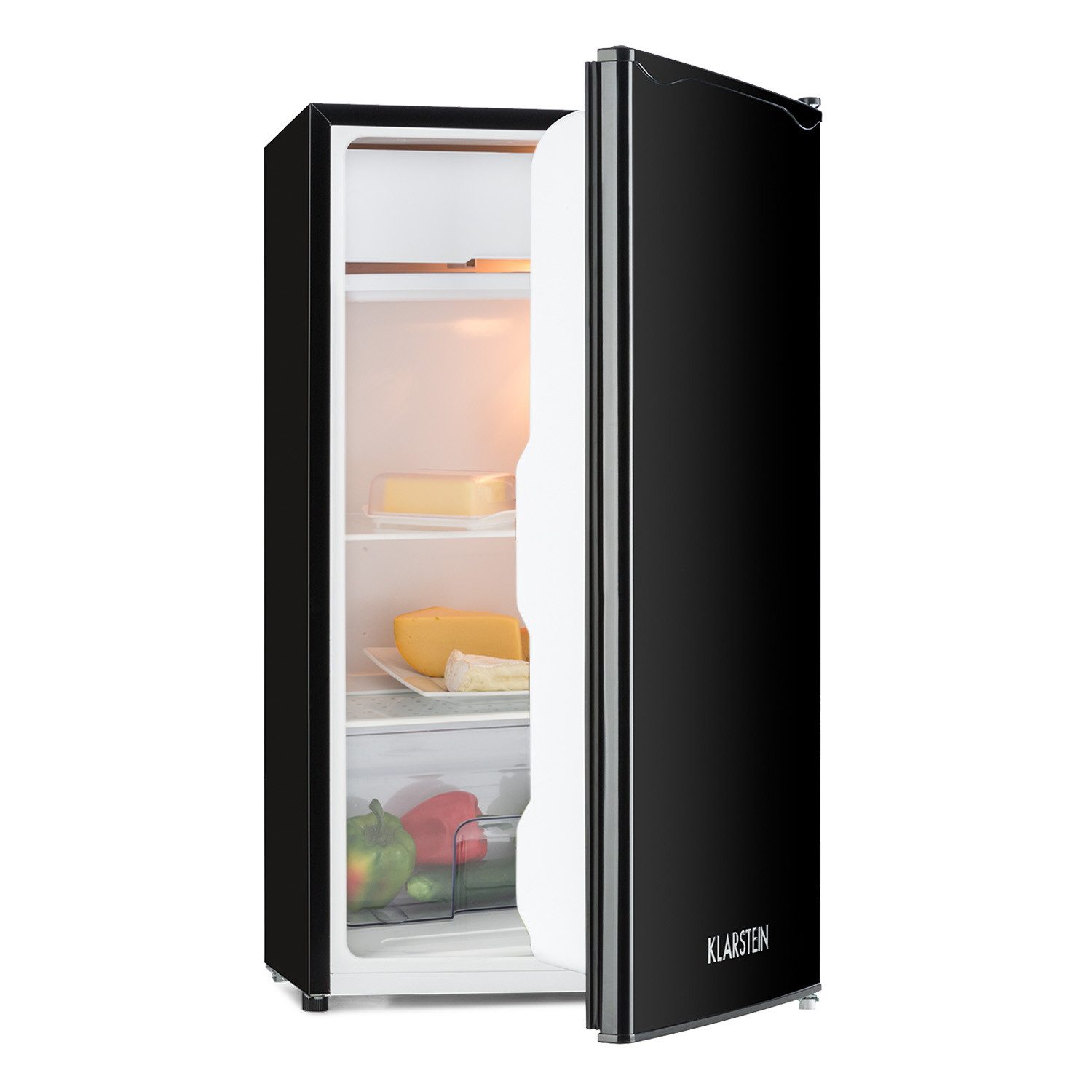 Klarstein Getränkekühlschrank HEA16-Delaware-92L-b 10045917, 83 cm hoch, 47 cm breit, Kühl-Gefrierschrank Mini Fridge Haus Getränkekühlschrank