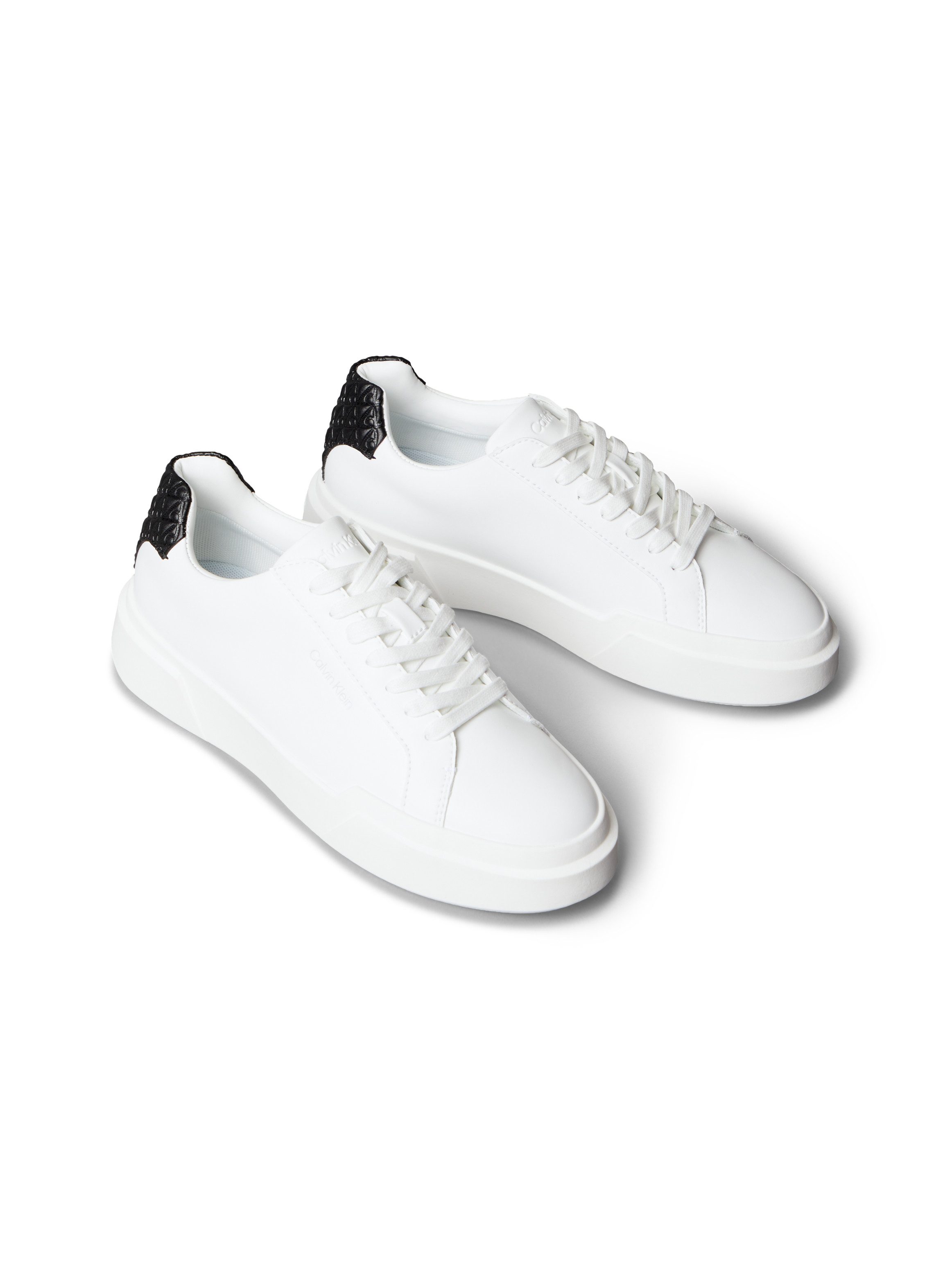 Calvin Klein Jeans CHUNKY CUPS LACE LTH BT AOP WN Кроссовки Schnürschuh, Halbschuh, Freizeitsneaker mit Kontrastbesatz