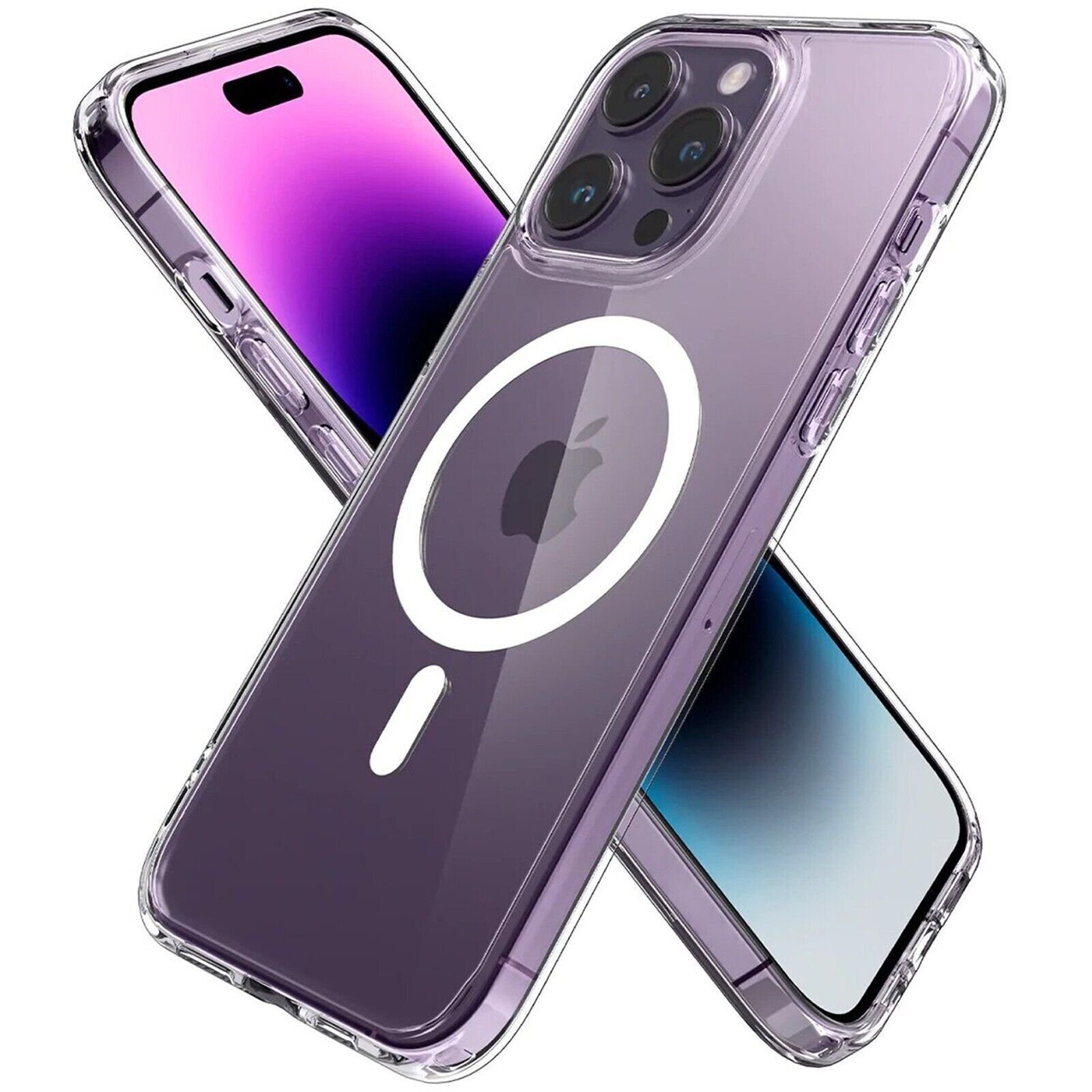 Widmann-Shop Handyhülle Hülle Apple iPhone 17 16 15 14 13 12 11 Plus MagSafe Transparent, für iPhone 11 - iPhone 17