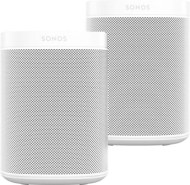 Sonos One SL Smart Speaker (WLAN (WiFi), LAN (Ethernet), 2-er Set)