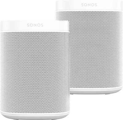 Sonos One SL Smart Speaker (WLAN (WiFi), LAN (Ethernet), 2-er Set)