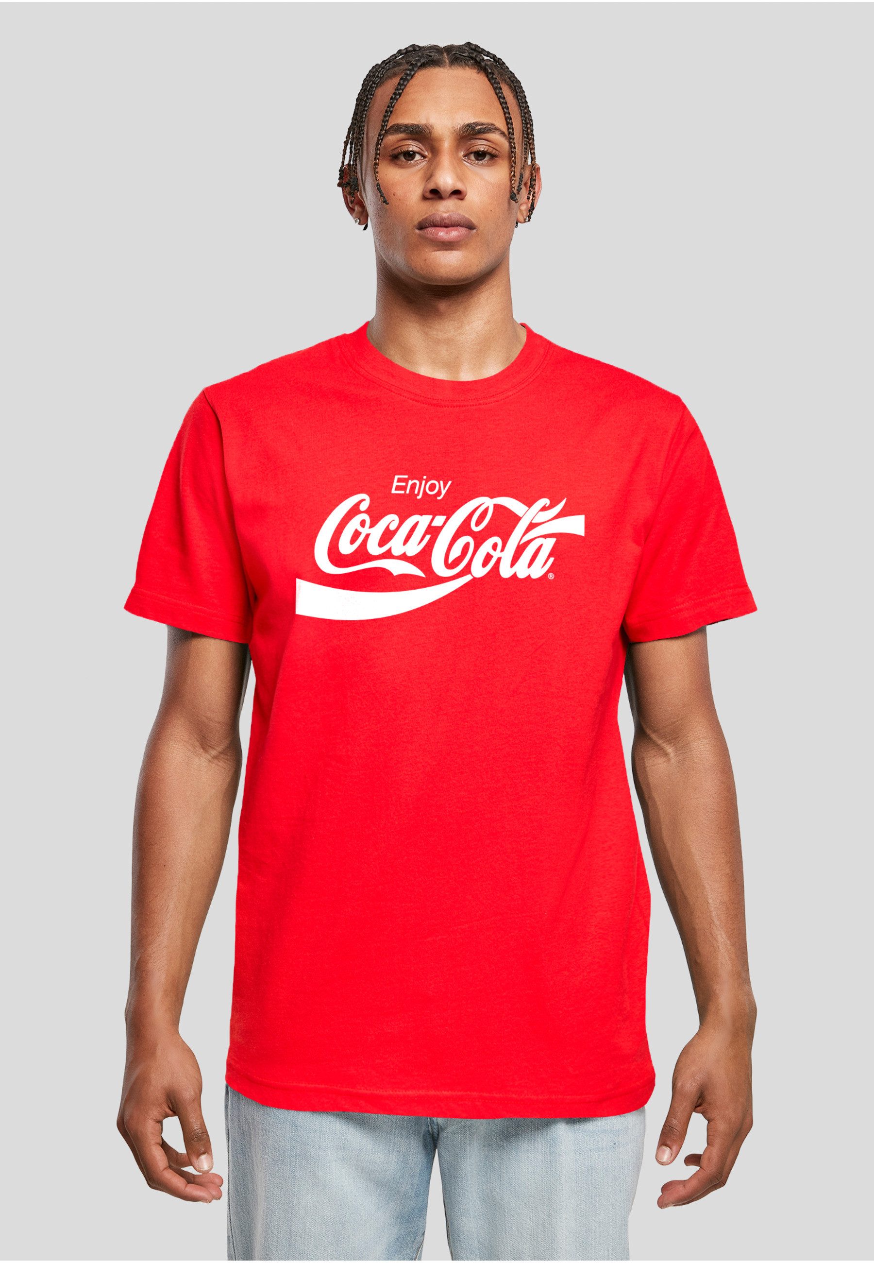 Merchcode T-Shirt Merchcode Herren Coca Cola Logo Tee (1-tlg)