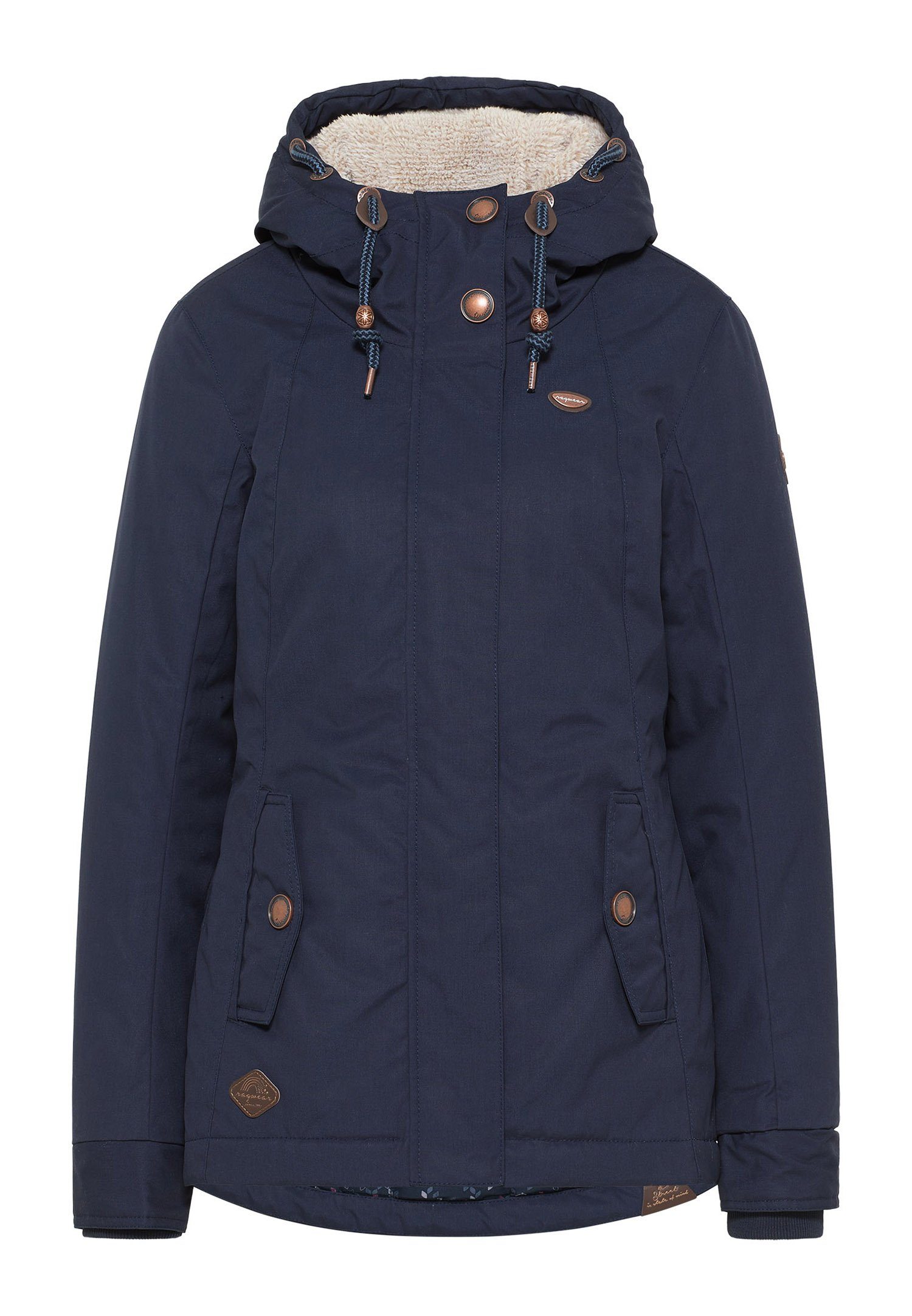 Mode Allwetterjacke NAVY MONADE Ragwear & Nachhaltige Vegane