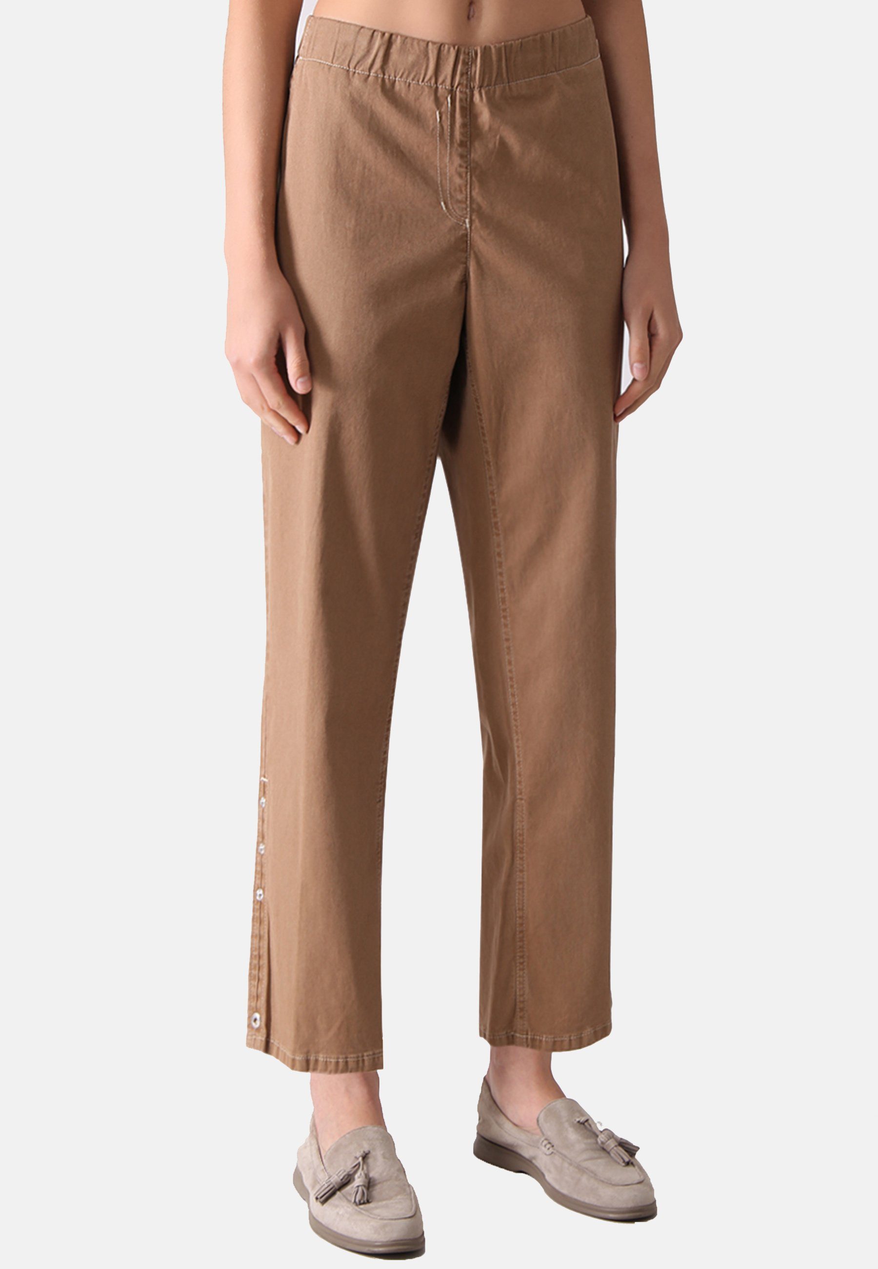 Schlupfhose willE Größen, Beige Sonstiges Gummibund Große Stoffhose