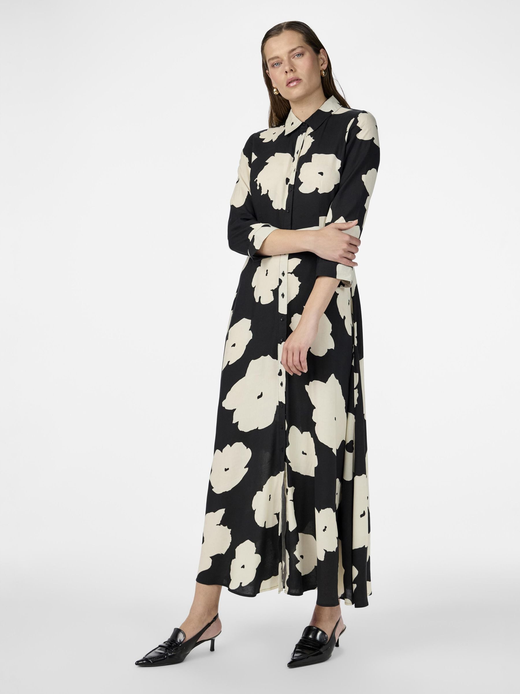 Y.A.S Hemdblusenkleid YASSAVANNA LONG SHIRT DRESS günstig online kaufen