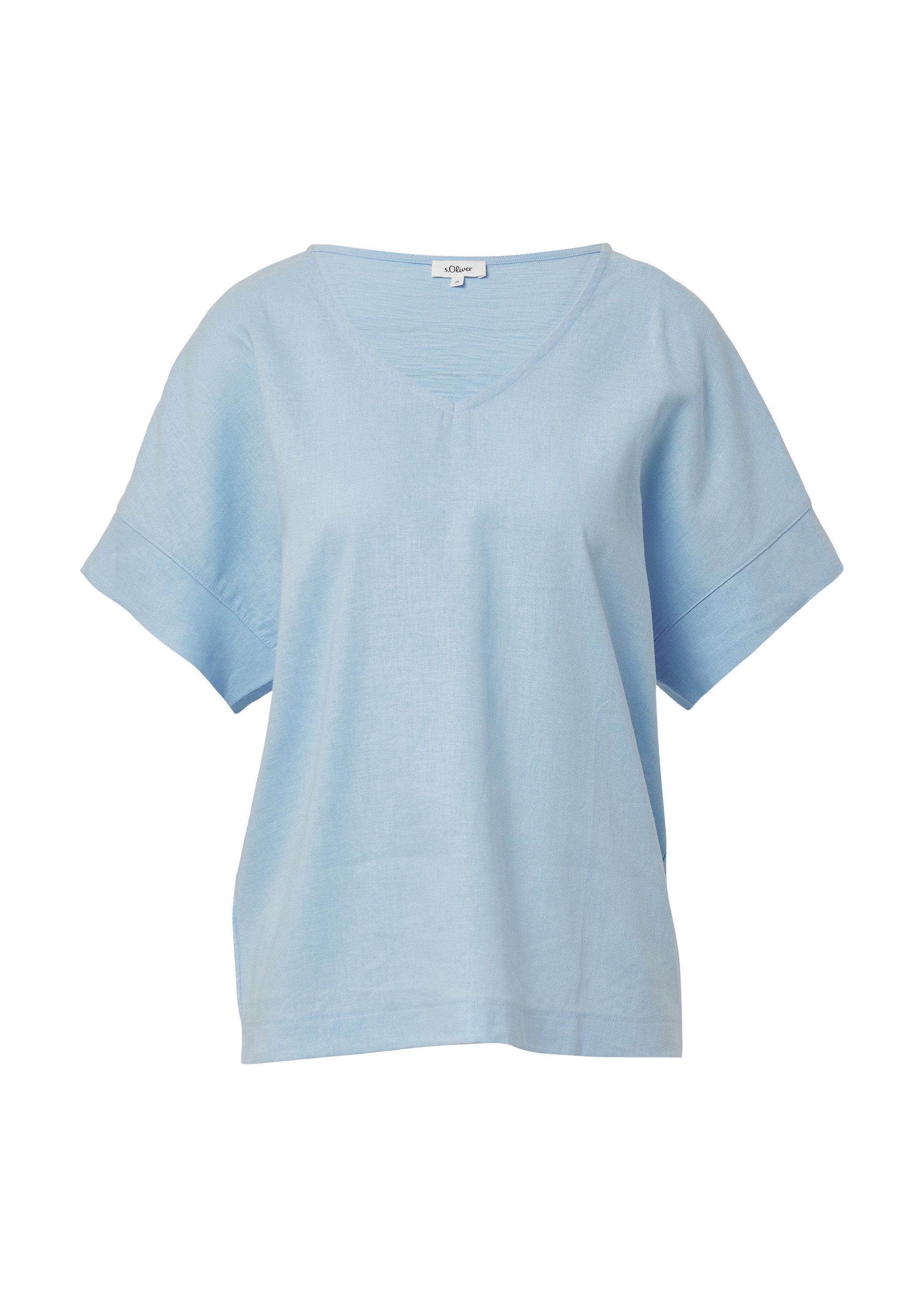 s.Oliver Kurzarmshirt T-Shirt T-Shirt im Fabricmix günstig online kaufen
