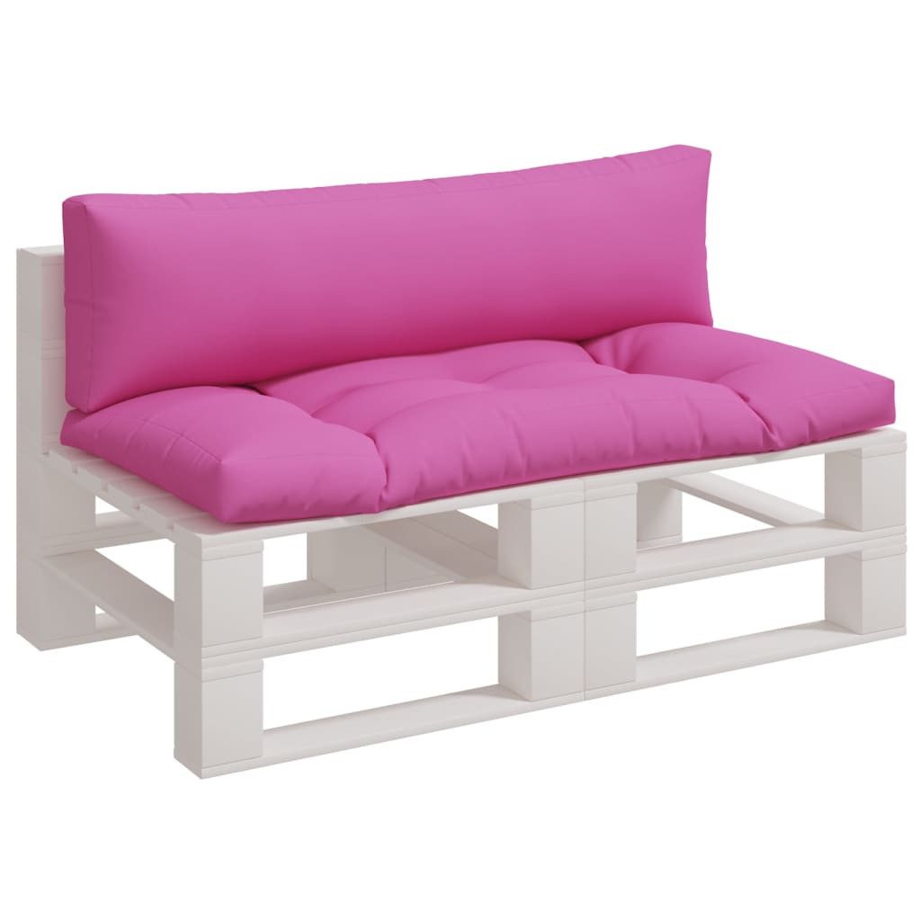 vidaXL Sitzauflage Palettenkissen 2 Stk. Rosa günstig online kaufen