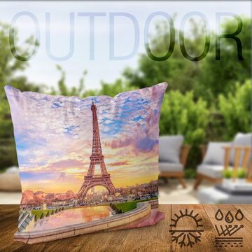 Kissenbezug, VOID (1 Stück), Himmel Paris Eiffelturm Sonne Liebe Stadt Frankreich Landschaft Urlau