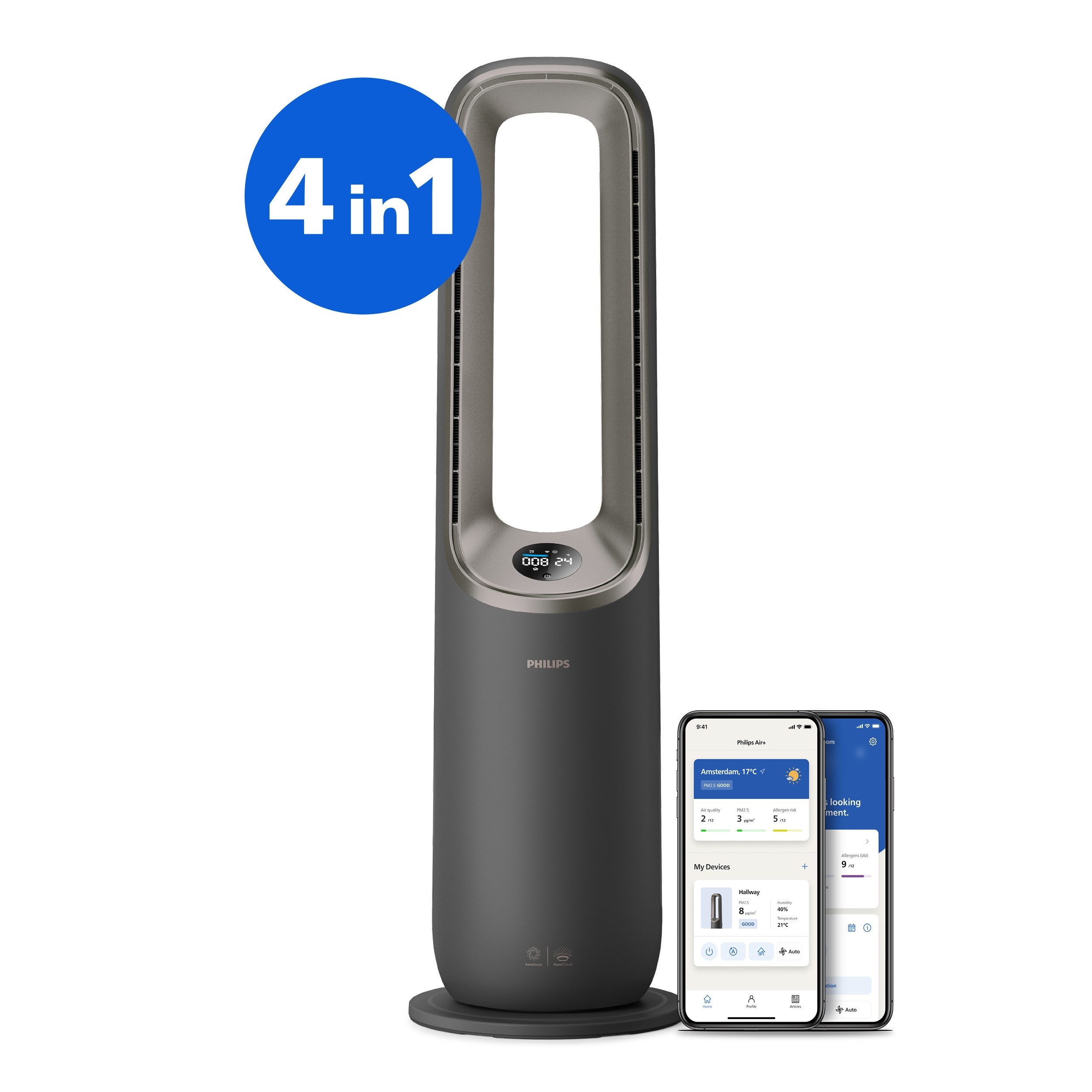Philips Luftreiniger AMF970/10 AirPerformer 4-in-1