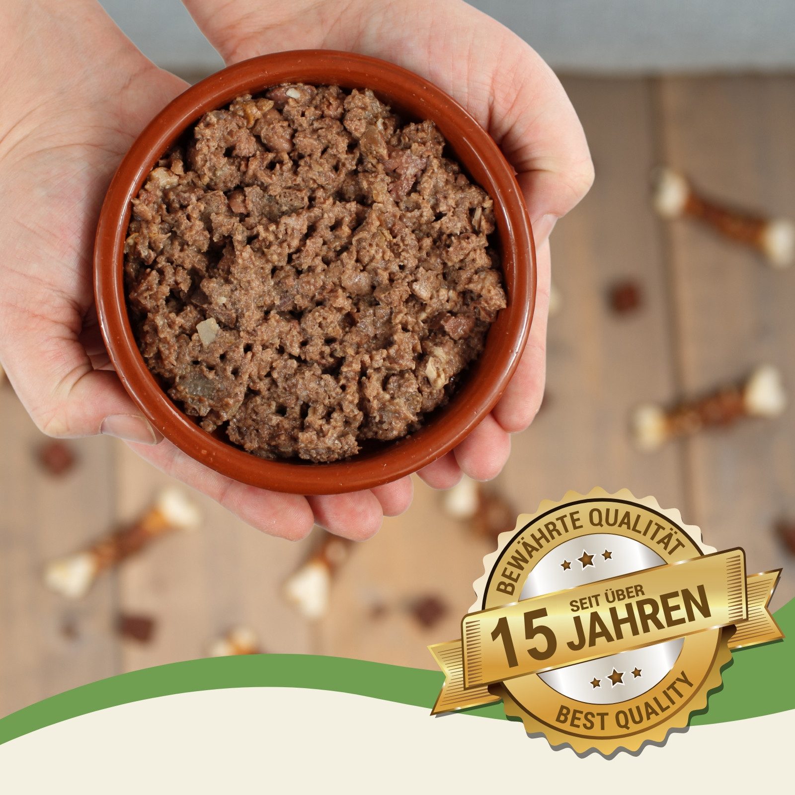 Lecker.Pet 11 x 150 g Lecker.Pet® Gino's Feine Paté Reich an Rind Hundefutter Rind, Nassfutter für: Hund