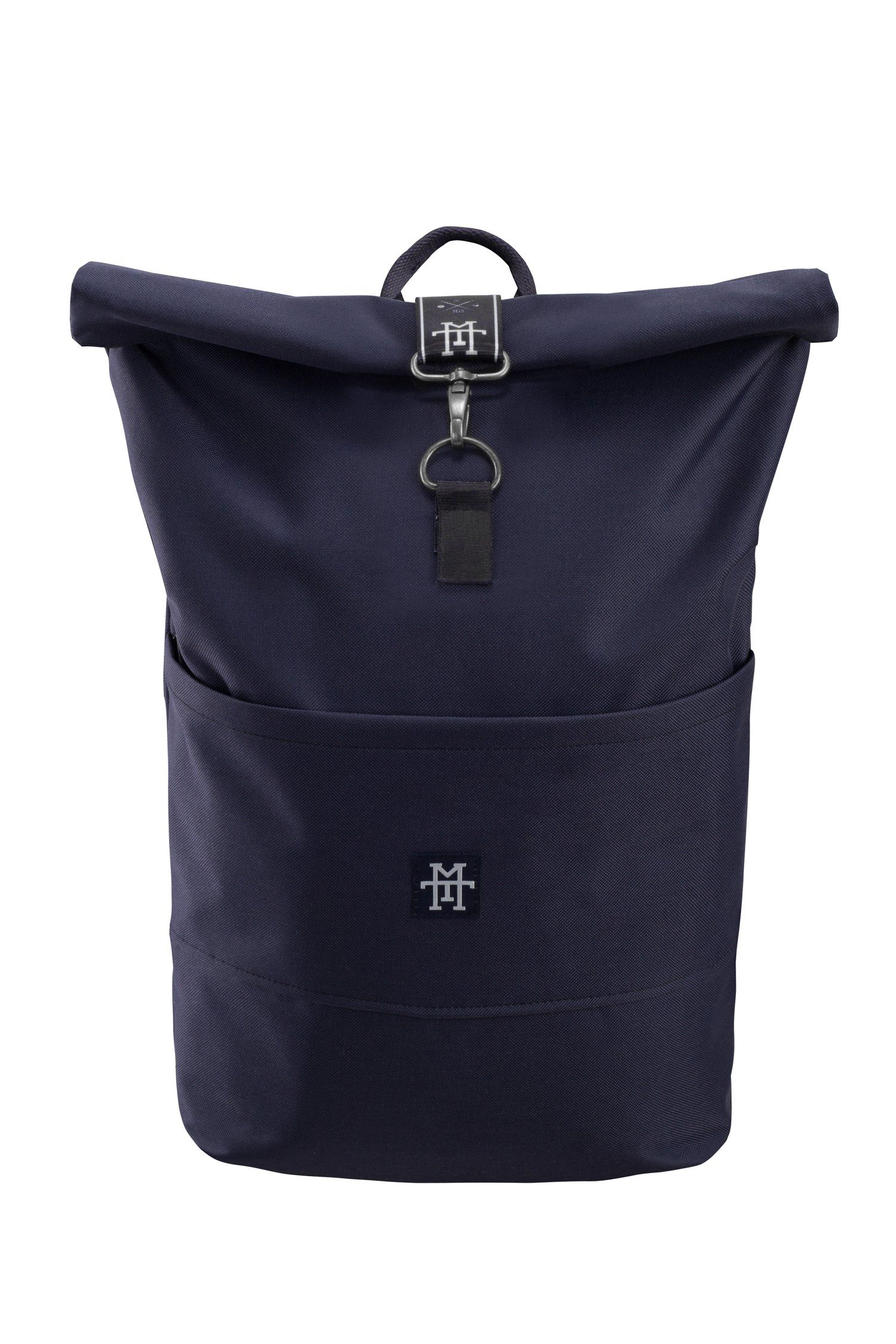 Manufaktur13 Tagesrucksack Roll-Top Backpack - verstellbare Edition Navy Rucksack Rollverschluss, Gurte wasserdicht/wasserabweisend, mit Taped