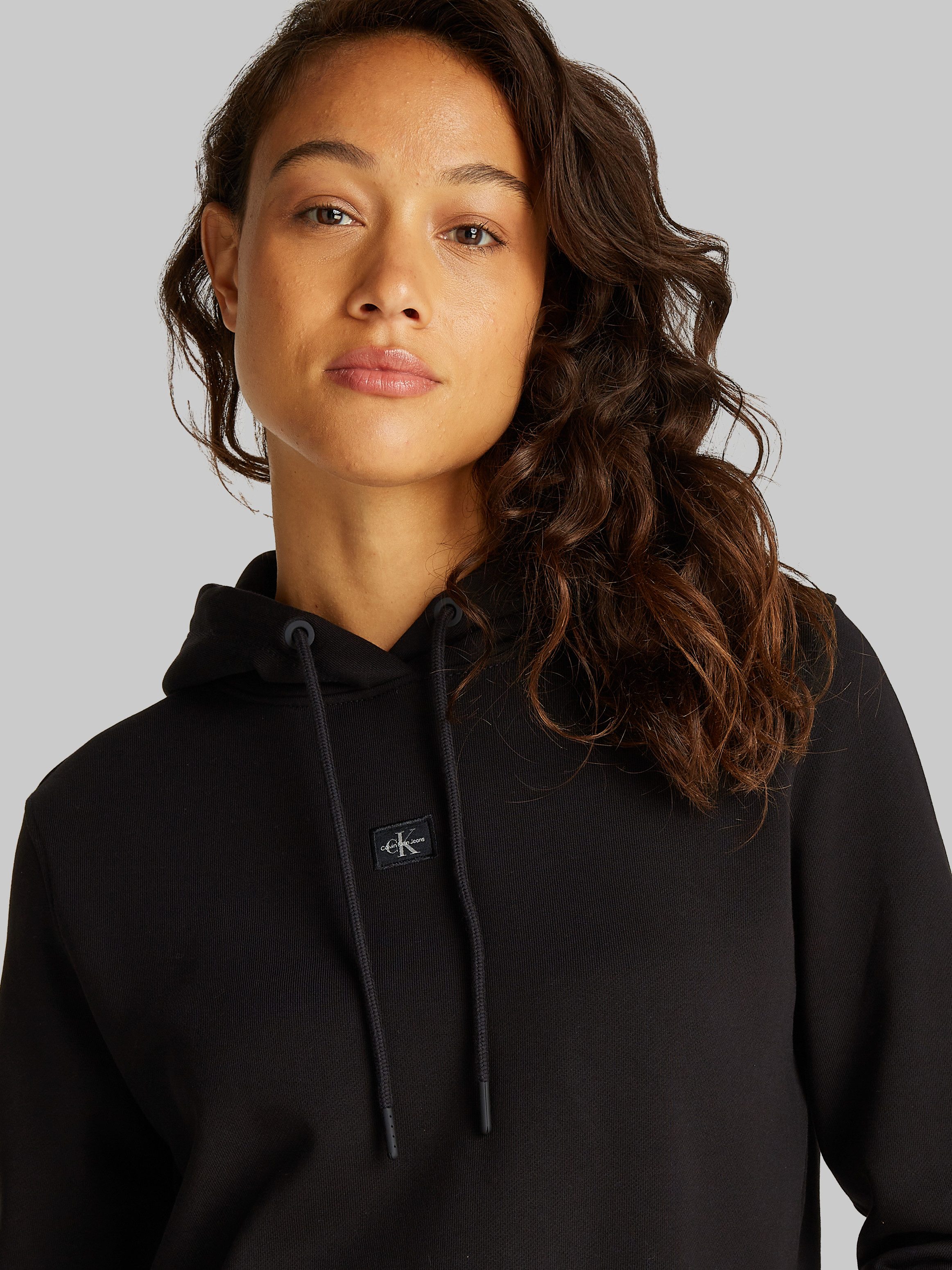 Calvin Klein Jeans Kapuzensweatshirt WOVEN LABEL günstig online kaufen