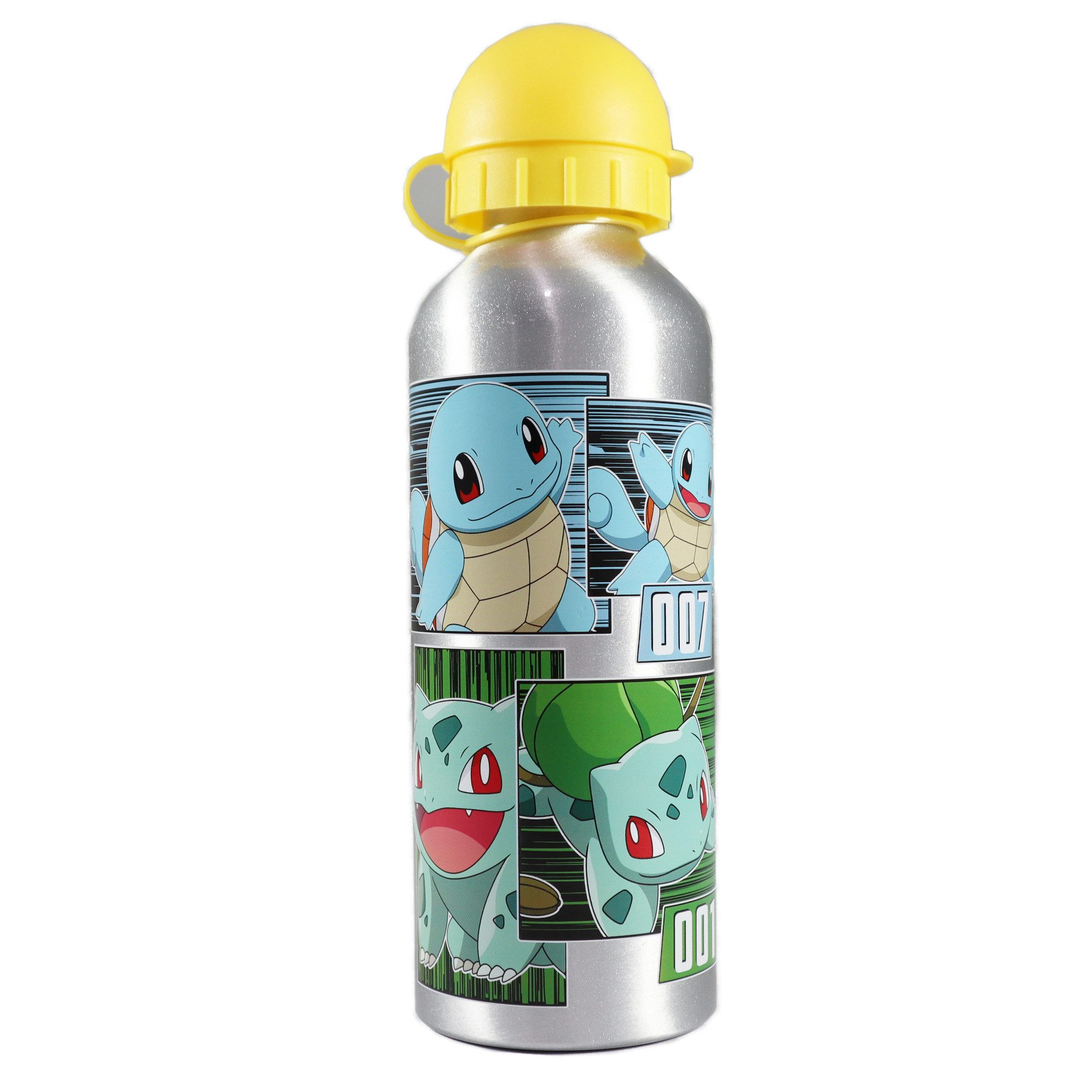 POKÉMON Trinkflasche Pokemon Pikachu und Freunde Aluminium Wasserflasche 500 ml