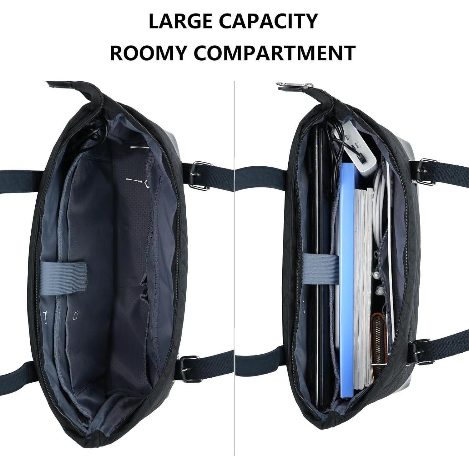 LuxusKollektion Laptoptasche Laptop Damen Handtasche Schwarz 15,6 Zoll Busi günstig online kaufen