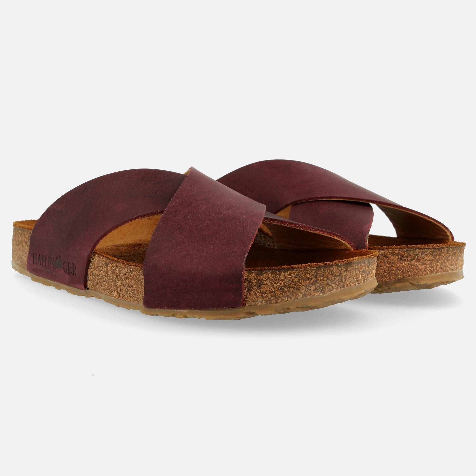 Haflinger Bio Mio Sommer Sandale aus Leder Hausschuh Unisex Hausschuh