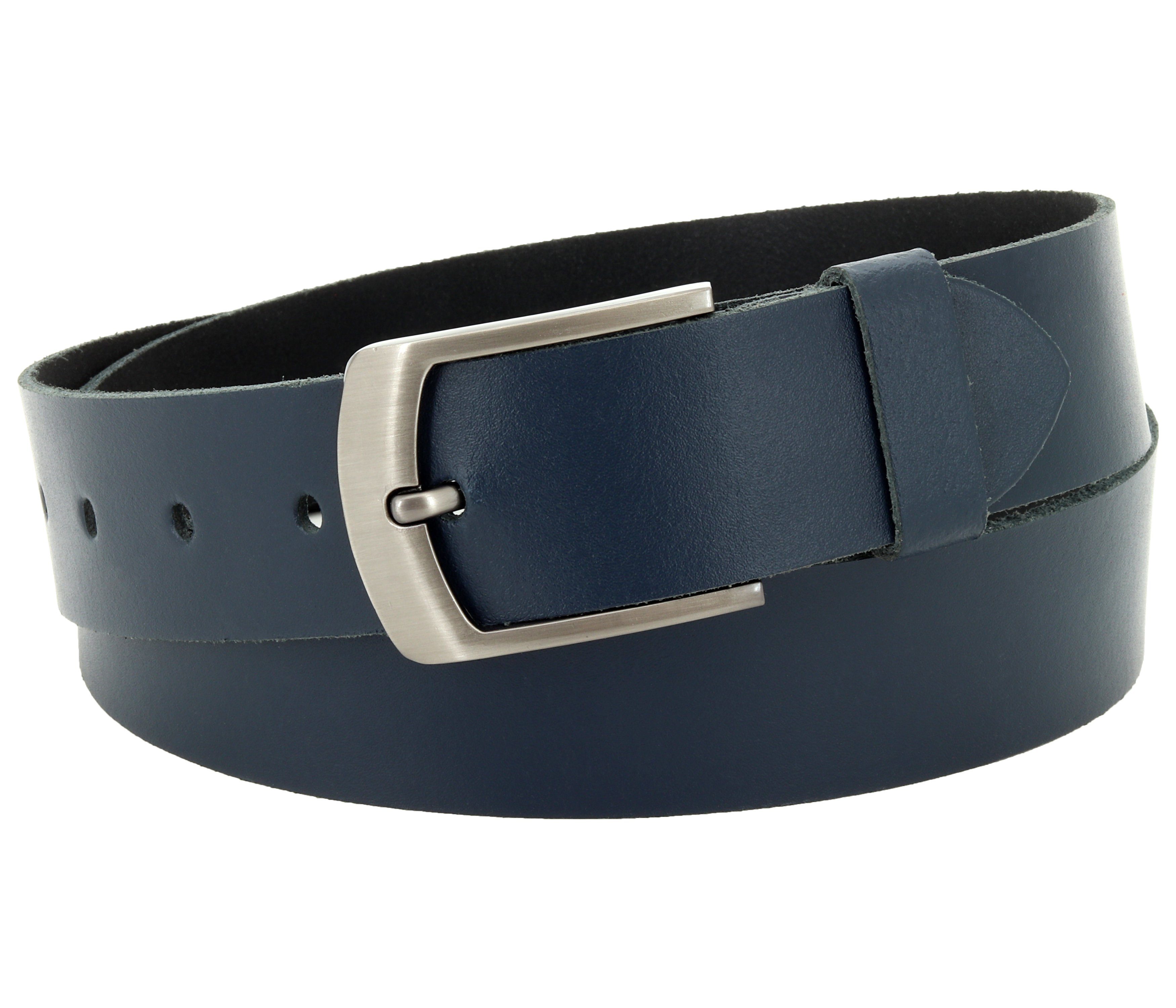 COLOGNEBELT Ledergürtel OM559-SL-Dunkelblau MADE IN GERMANY, Dunkelblau Kür günstig online kaufen