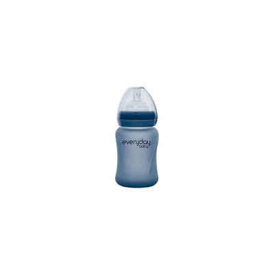 everyday baby Babyflasche »Glasflasche Healthy mit Wärmesensor Pink, 150 ml«