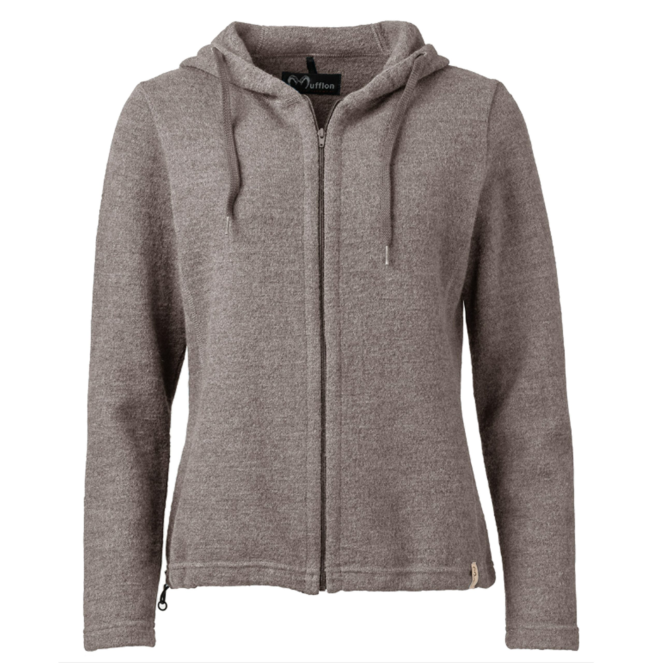 Mufflon Wolljacke Mufflon Kalea W50 - Jacke aus Wolle mit Kapuze für Damen günstig online kaufen