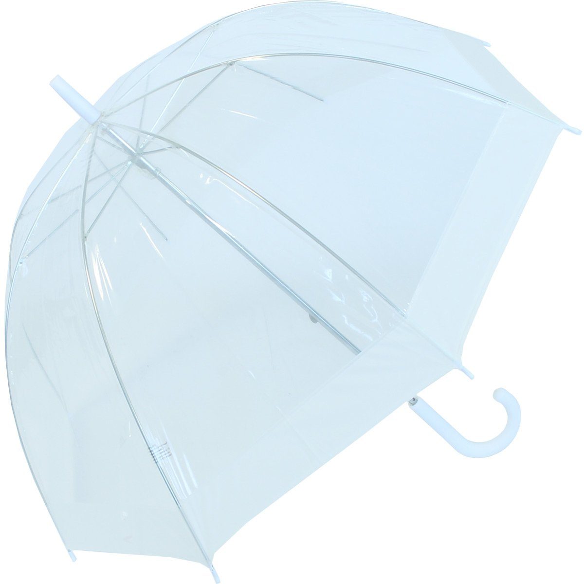 HAPPY RAIN Stockregenschirm Glockenschirm durchsichtig transparent günstig online kaufen