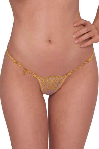 Lucky Cheeks String Queen of Love Luxury String Gold LC161QLG