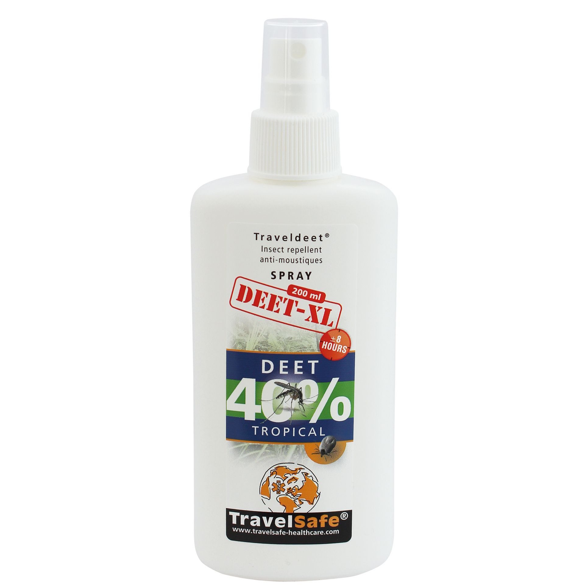 Travelsafe Insektenschutz-Spray TravelSafe Traveldeet 40 % Insektenschutz 200ml