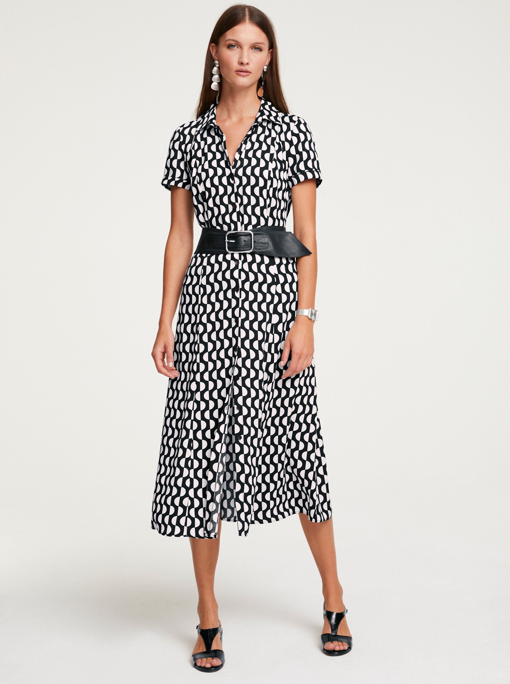 heine Etuikleid Druck-Kleid günstig online kaufen