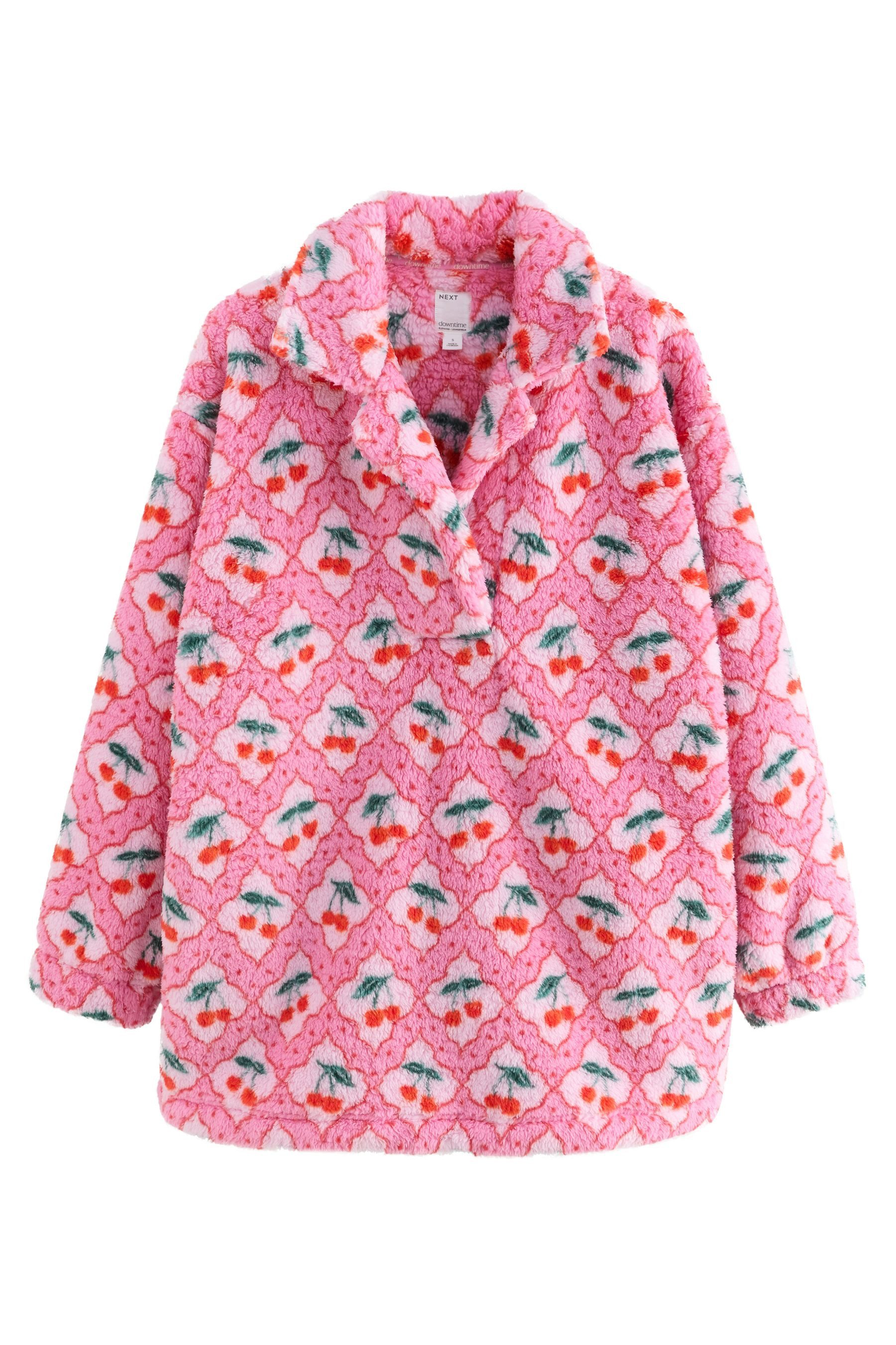 Next Fleecepullover Rugbypullover aus Borg (1-tlg) günstig online kaufen