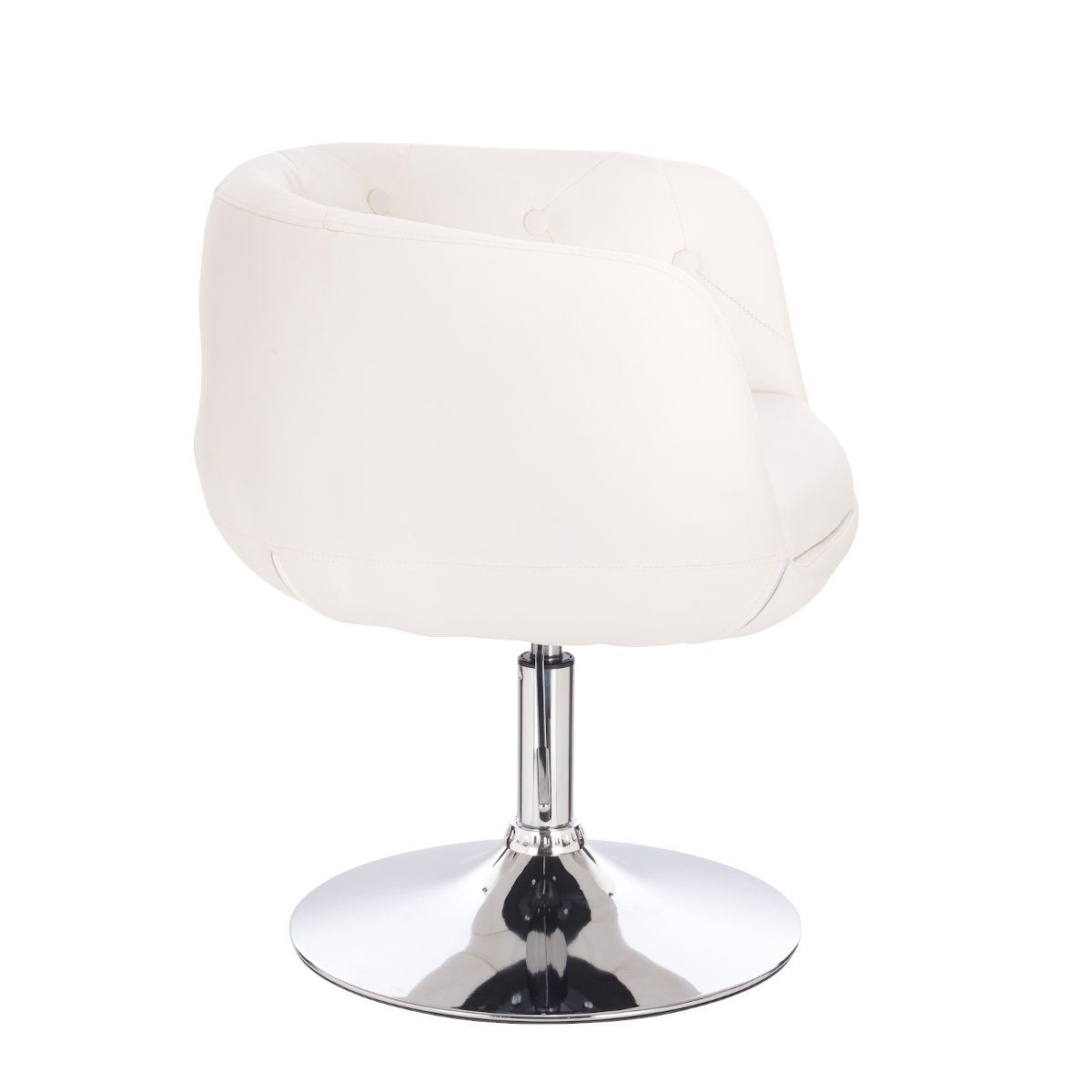 SVITA Cocktailsessel PANAMA (1-St., Drehsessel), 360° drehbar, verchromtes Gestell, gepolstert, höhenverstellbar