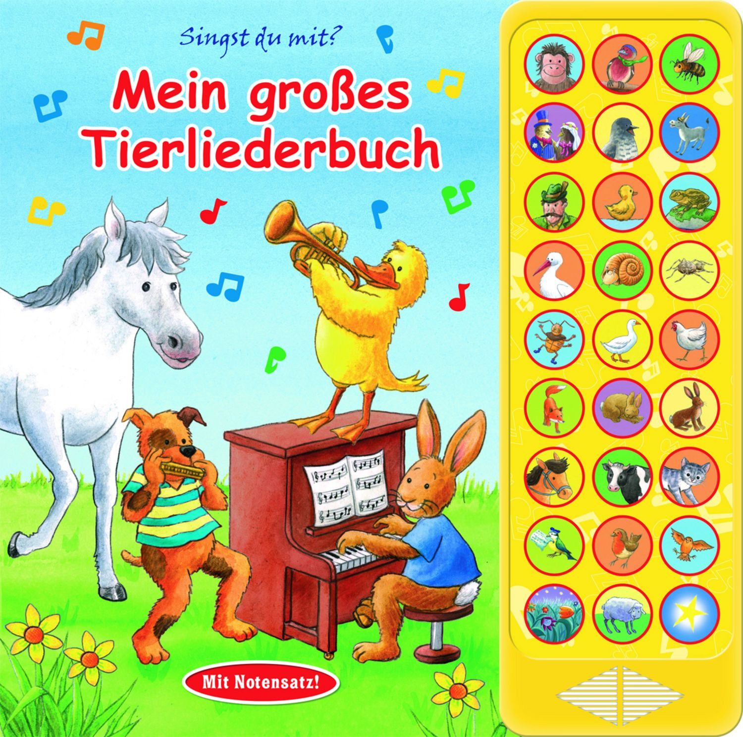 27-Button-Soundbuch - Mein großes Tierliederbuch - 27 bekannte Kinderl / diverse