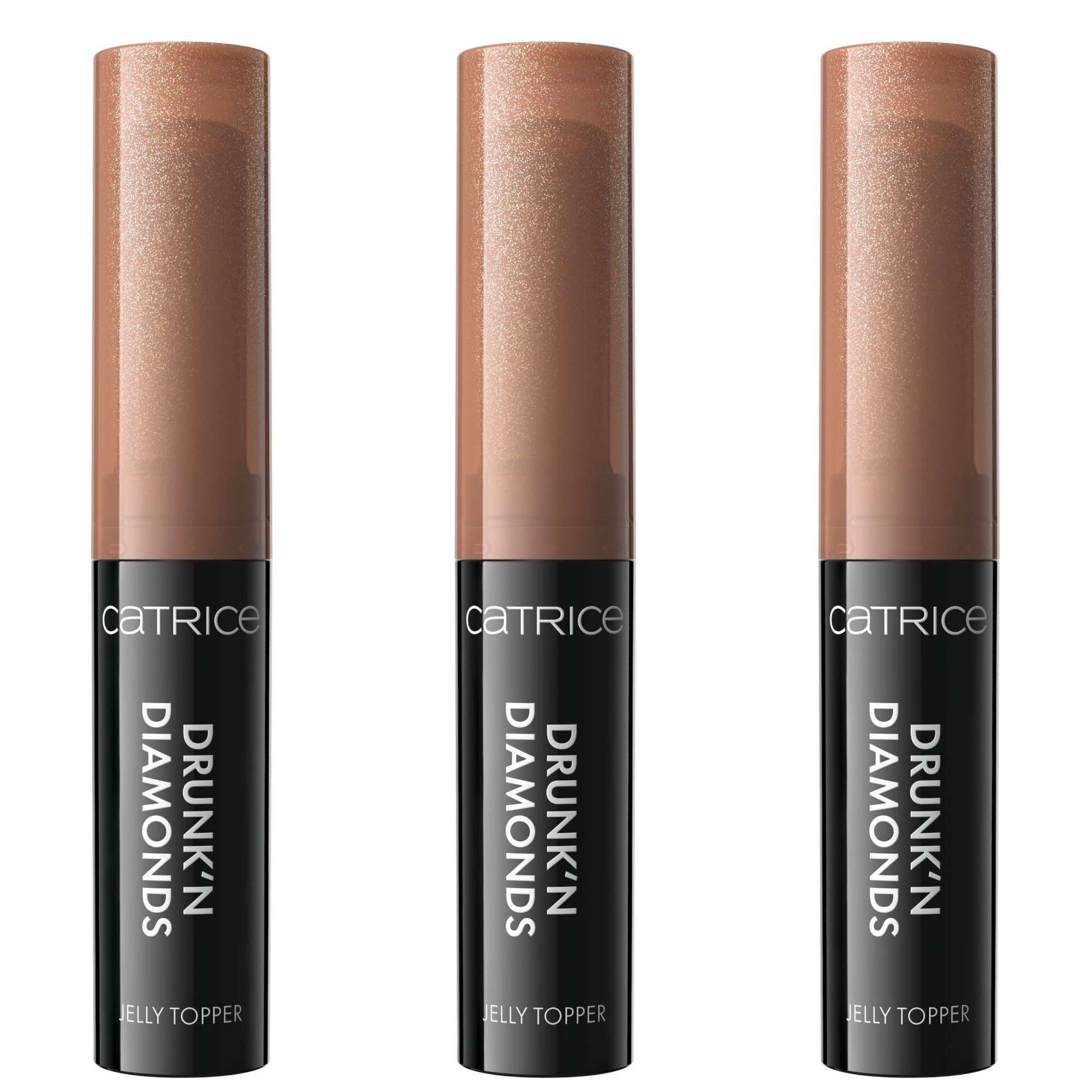 Catrice Lidschatten Drunk'n Diamonds Jelly Topper, 3-tlg.