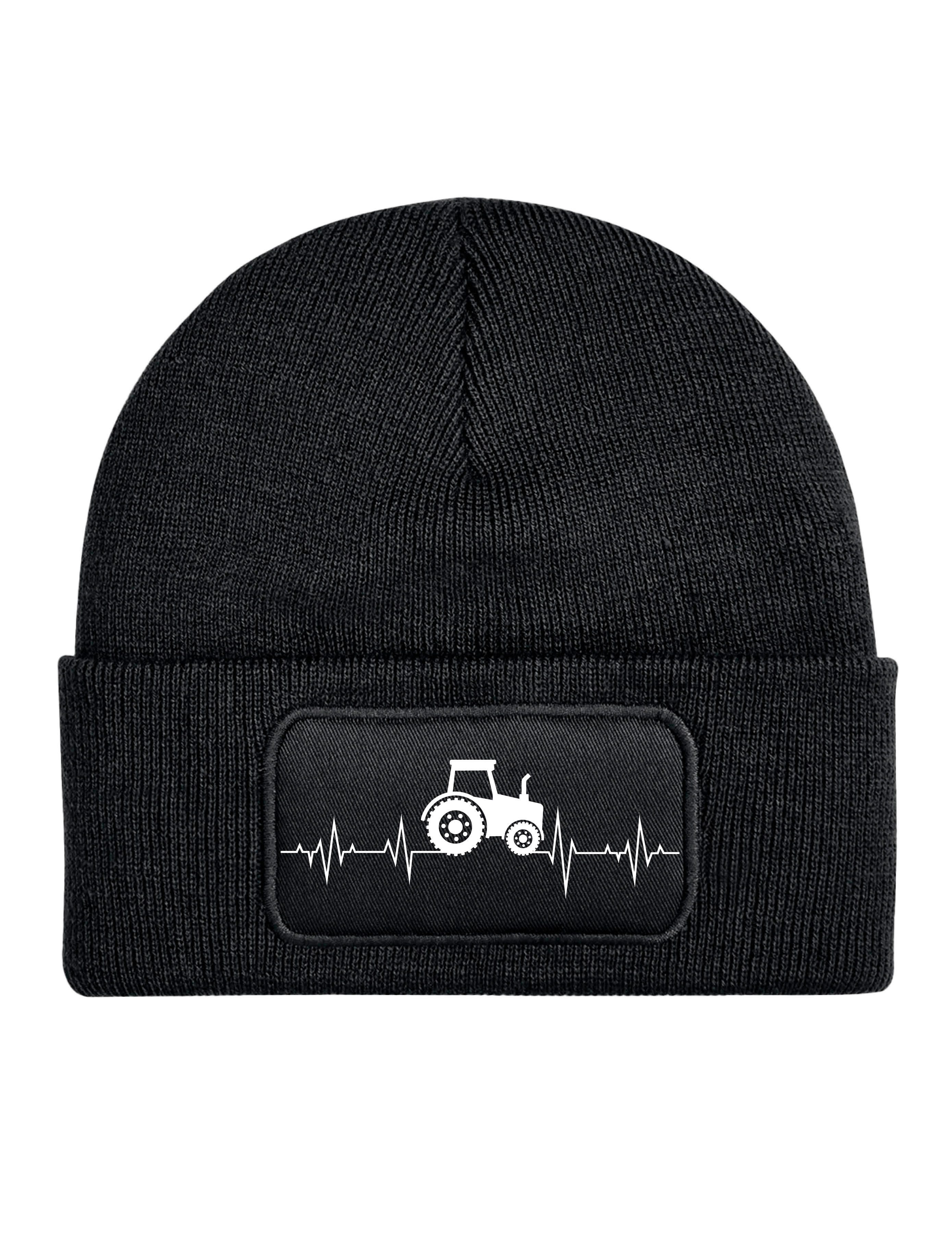 Youth Designz Beanie Heartbeat Traktor Unisex Beanie Mütze mit trendigem Mo günstig online kaufen