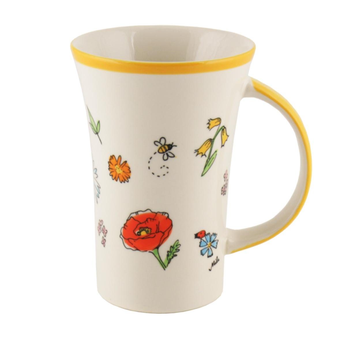 Mila Becher Mila Keramik-Becher Coffee-Pot Lovely Flowers, Keramik