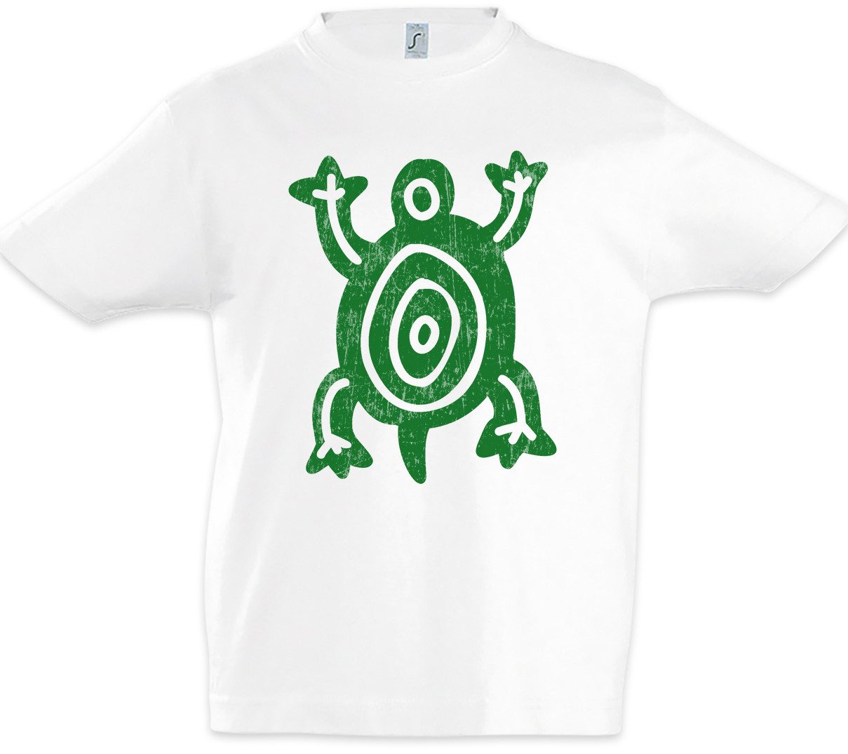 Print-Shirt Aztec Turtle II Kinder T-Shirt Aztecs Azteken Inka Maya Mayans Mayas