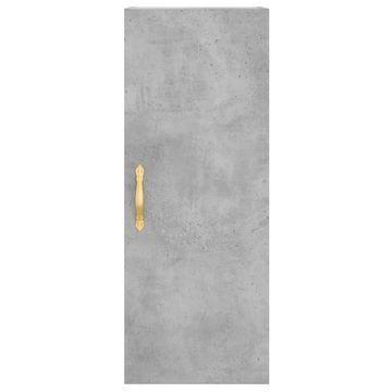 vidaXL Hängeschrank Wandschrank Betongrau 34,5x34x90 cm (1-St)