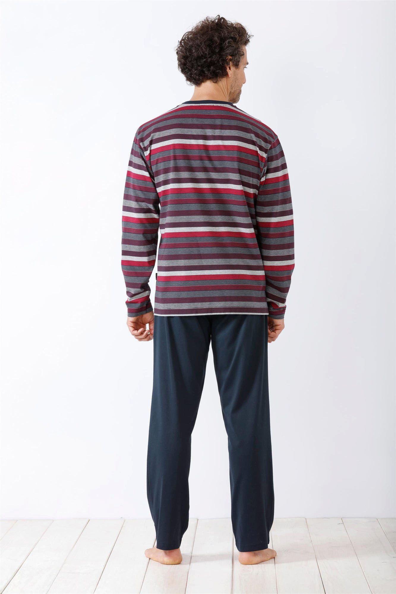 Hajo Schlafanzug Herren Schlafanzug Klima Komfort® DAS ORIGINAL Single Jers günstig online kaufen