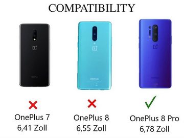 CoverKingz Handyhülle OnePlus 8 Pro Handyhülle Silikon Cover Case Schutzhülle Transparent