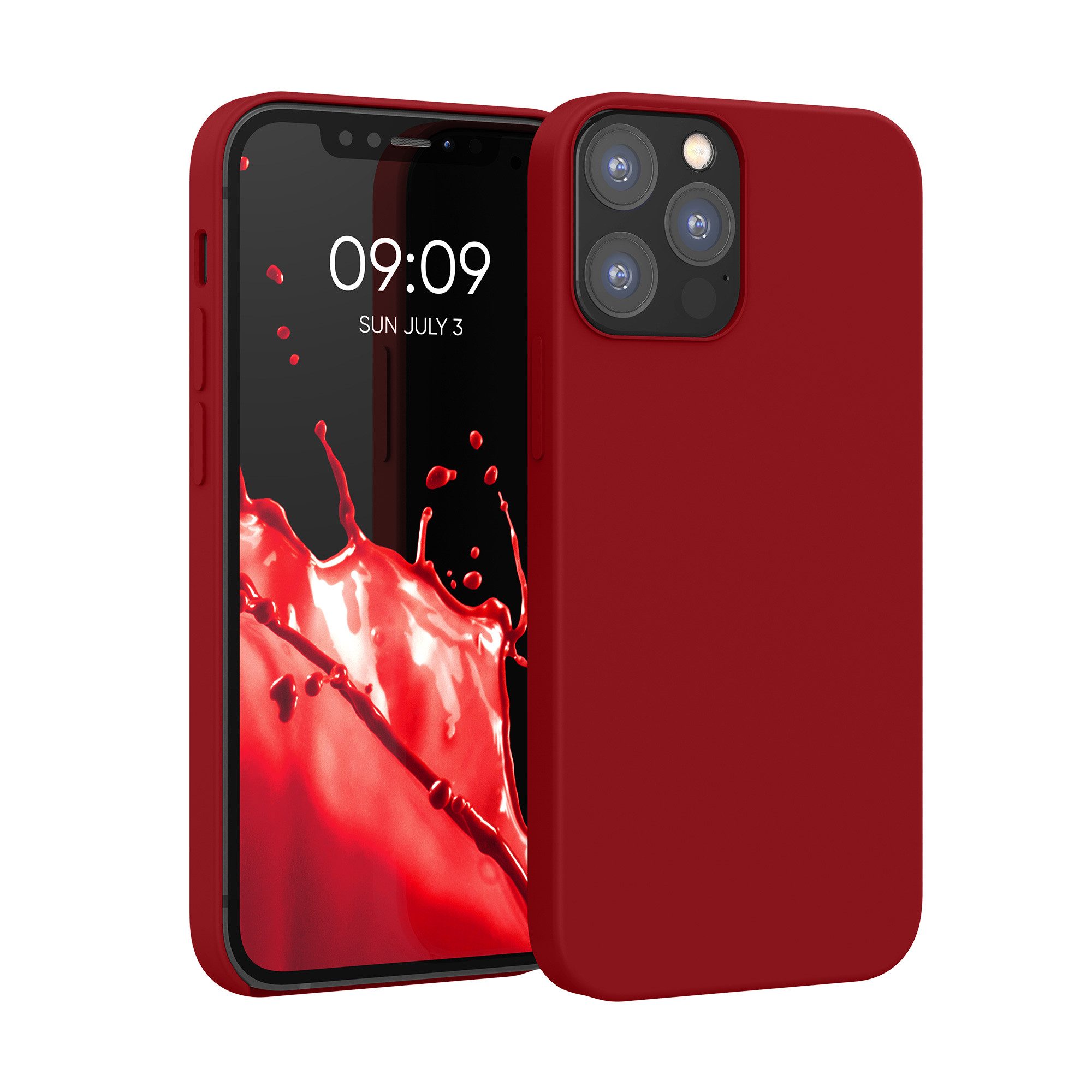 kwmobile Handyhülle Hülle für Apple iPhone 12 / 12 Pro, Hülle Silikon gummiert - Handyhülle - Handy Case Cover