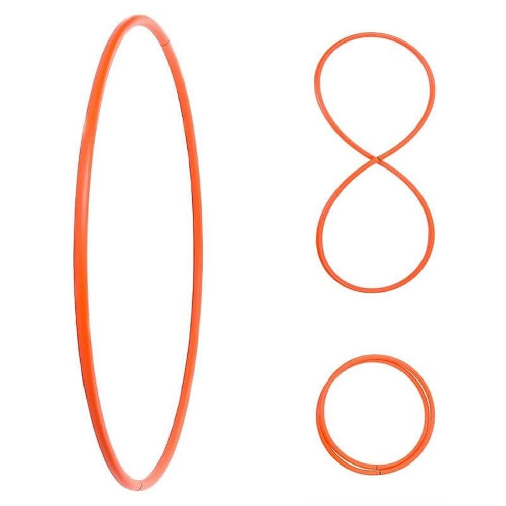 Orange, Faltbarer Hula HDPE-20mm, Hoopomania Ø95cm Hula-Hoop-Reifen Hoop,