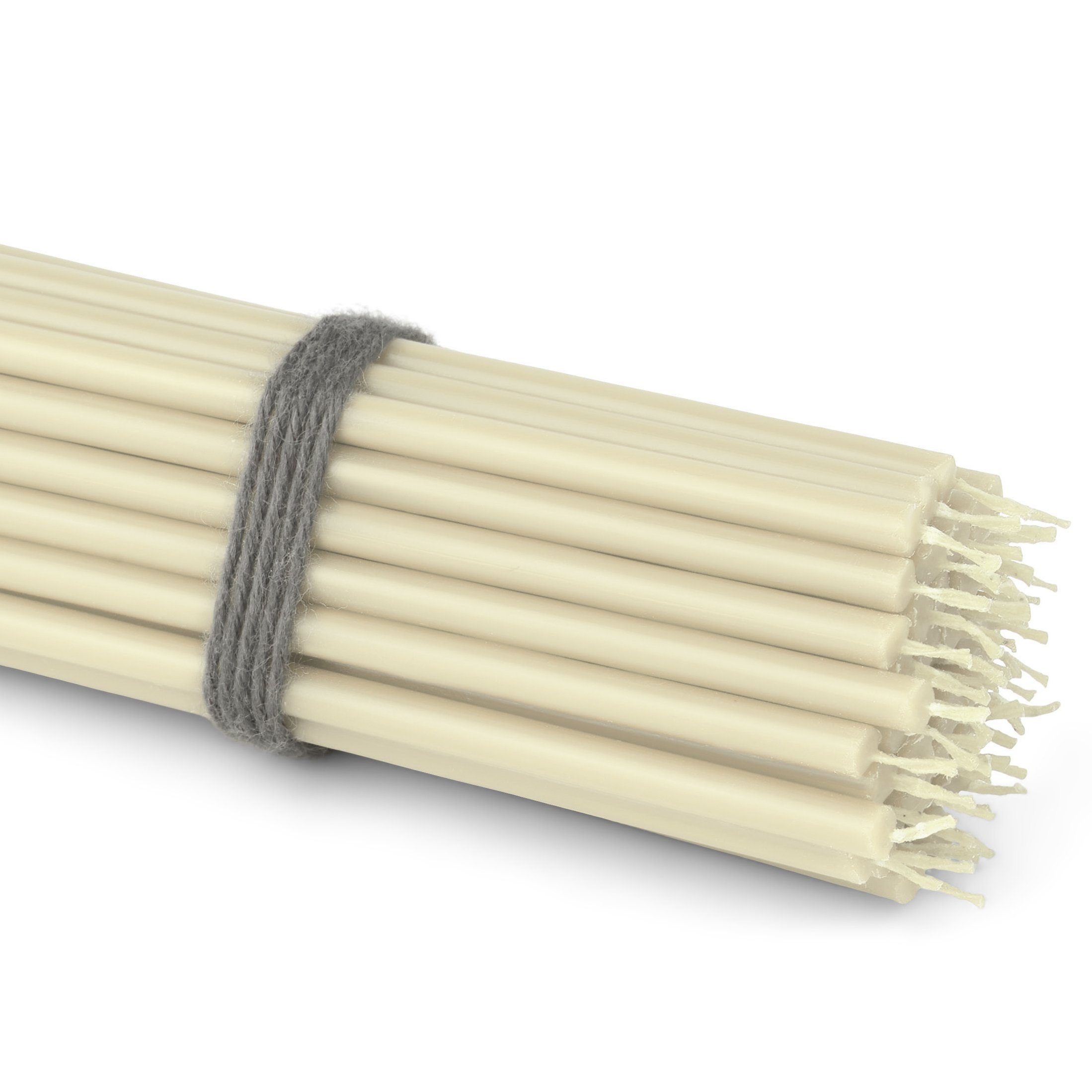 NKlaus Spitzkerze 50x Altarkerzen Weiß Rußfrei Tropffrei dünn L 16cm günstig online kaufen