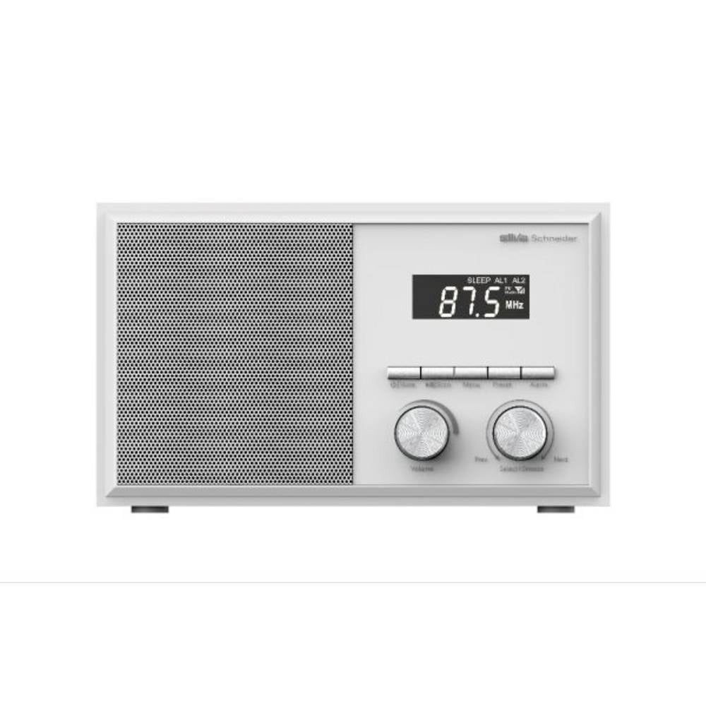 Silva Schneider Mono 1976 BT Tischradio FM Weiß 212008 Radio