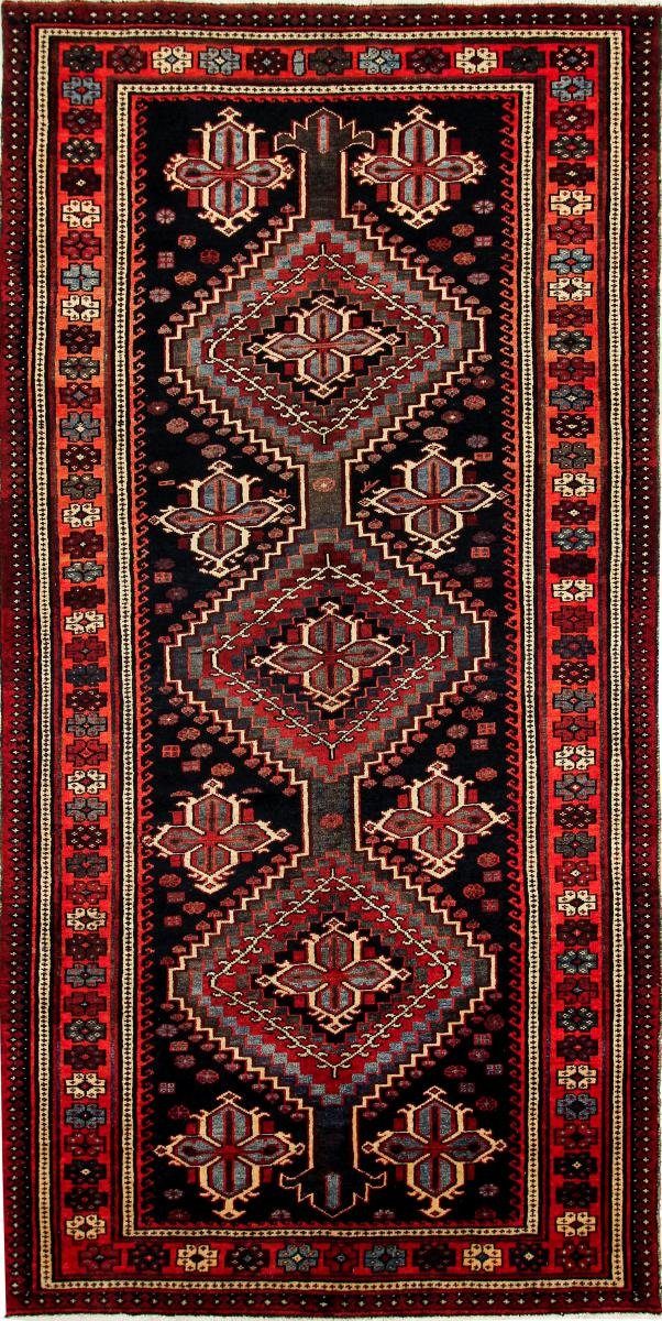 Nain Trading Orientteppich Bakhtiar 148x292 Handgeknüpfter Orientteppich / Perserteppich Läufer, rechteckig, Höhe: 12 mm