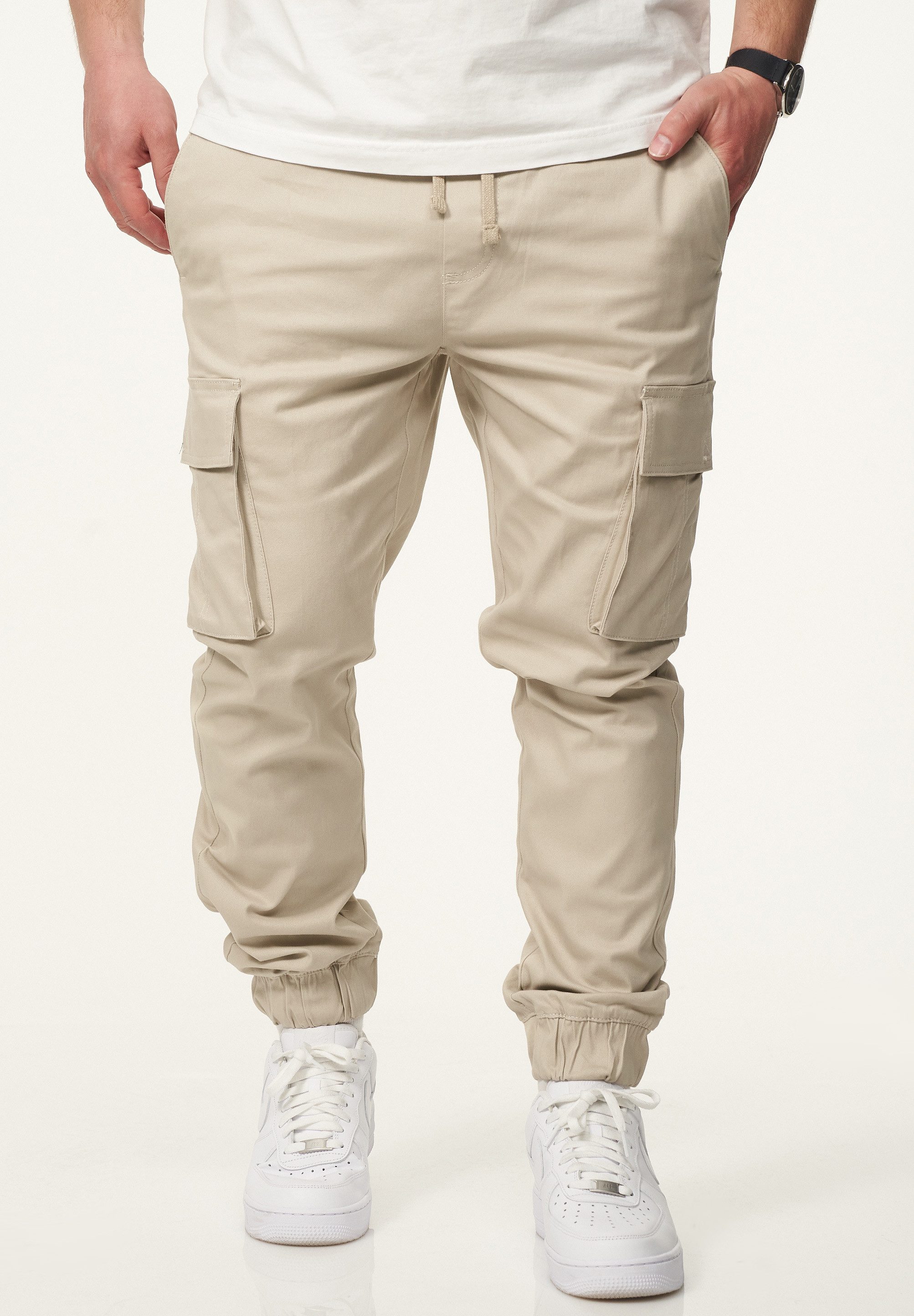 DAILY COTTON Cargohose als Stoffhose mit Cargo Taschen - Freizeithose Herre günstig online kaufen