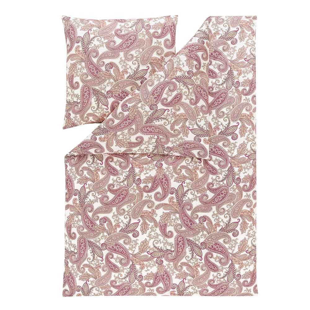 Estella Bettwäsche Estella Mako Jersey Bettwäsche 135x200 Amadeus koralle P günstig online kaufen