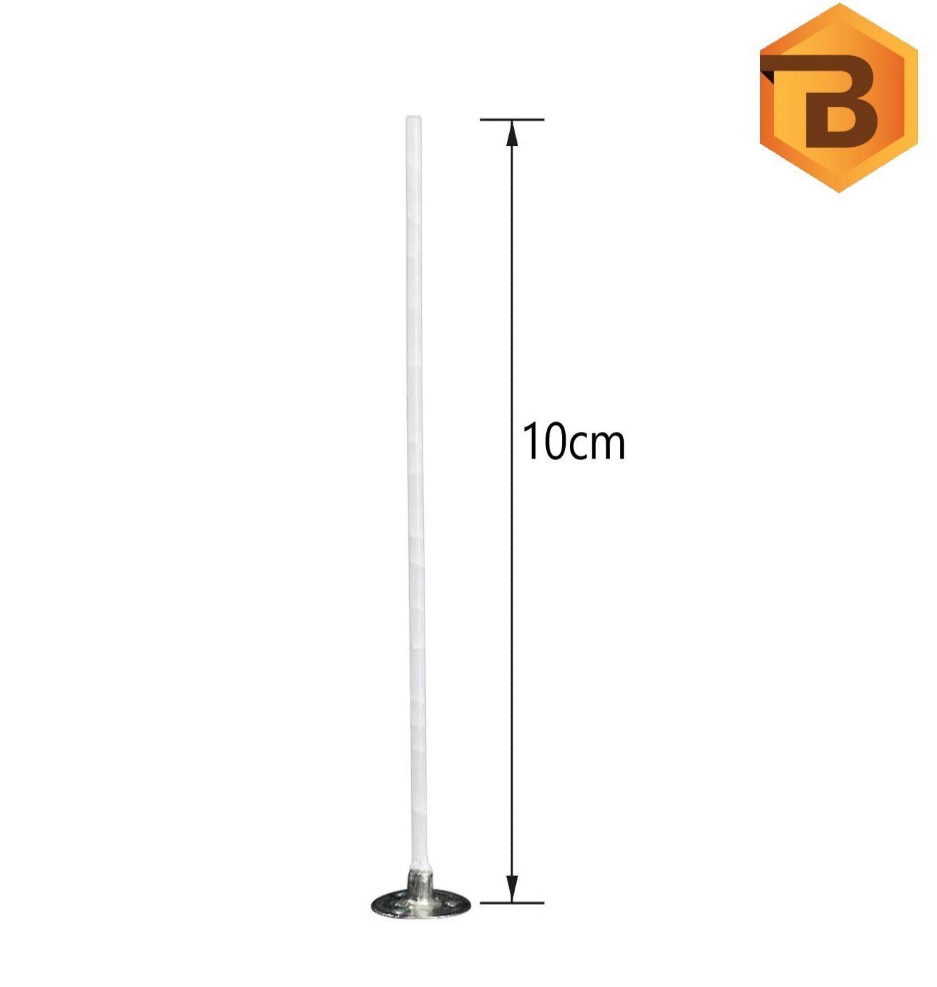 Bienenbiya Kerzenhalter Kerzendochte 50 Stk. 100 cm lang mit Metallfuß (100 günstig online kaufen