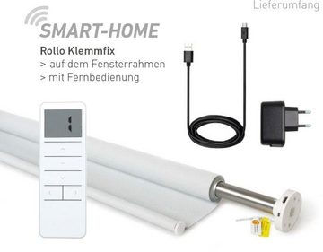 Elektrisches Rollo »Vau - SMART HOME«, Good Life, Lichtschutz, ohne Bohren, mit Fernbedienung