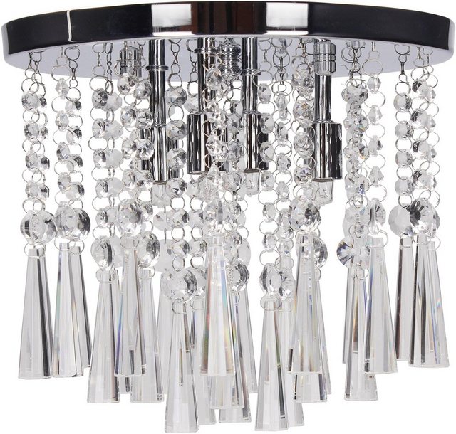 SPOT Light Deckenleuchte »LUXORIA«, Echtes Kristallglas, LED-Leuchtmittel inklusive, besonders dekorativ und hochwertig.-Otto