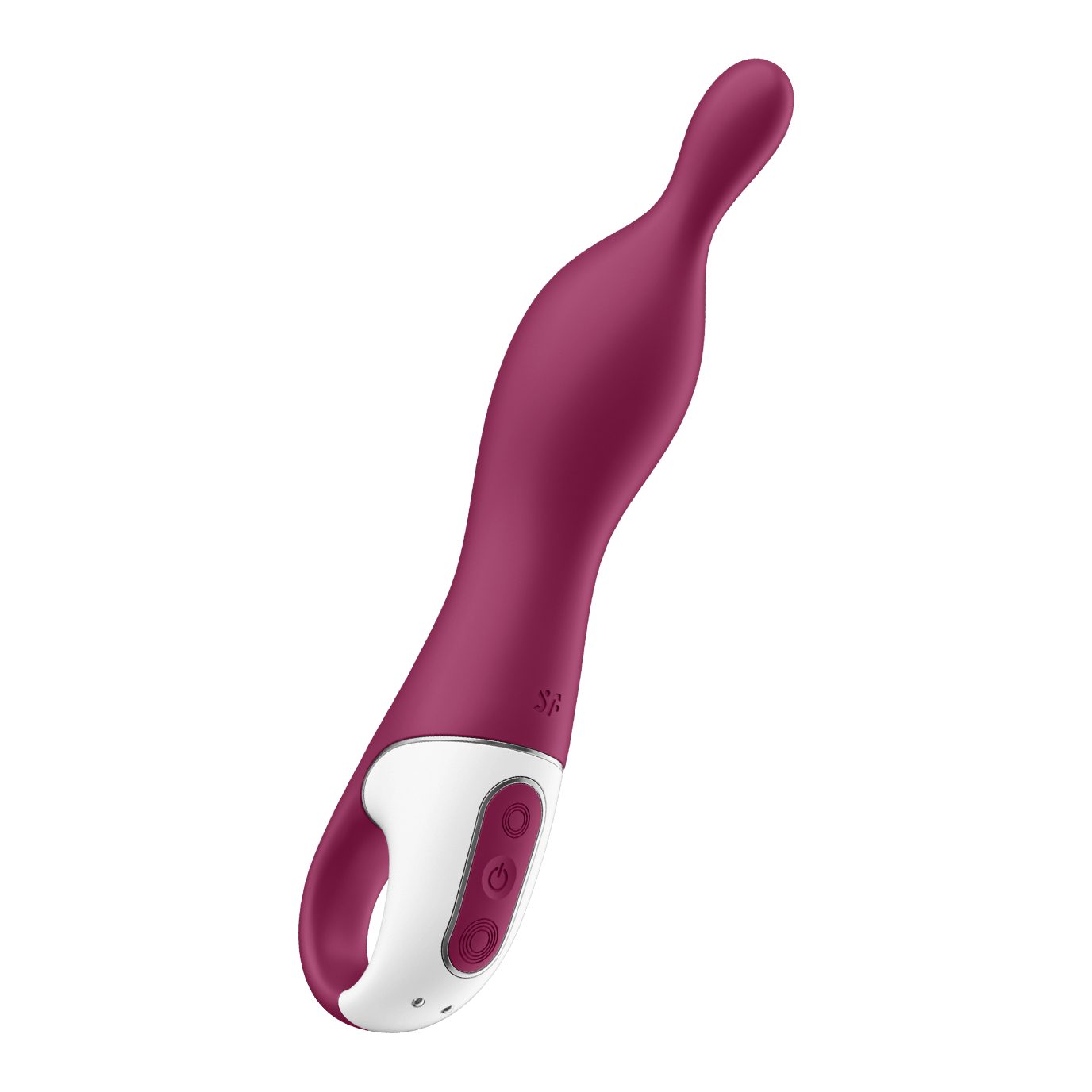 Satisfyer Klitoris-Stimulator Satisfyer "A-Mazing 1", A-Punkt-Vibrator, flexible Spitze, 21,5cm beere