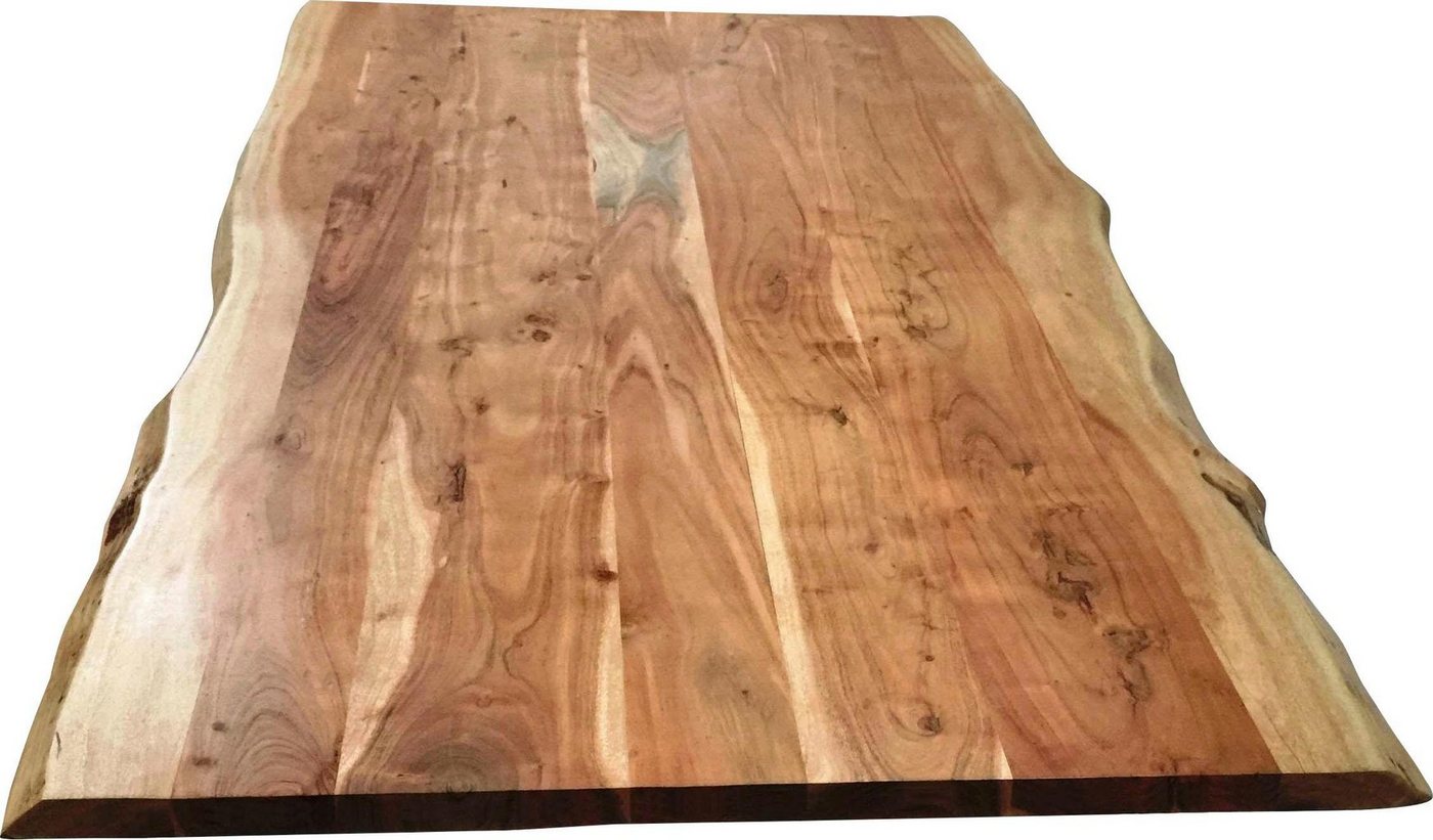 SIT Tischplatte, aus Massivholz Akazie, mit Baumkante-HomeTrends